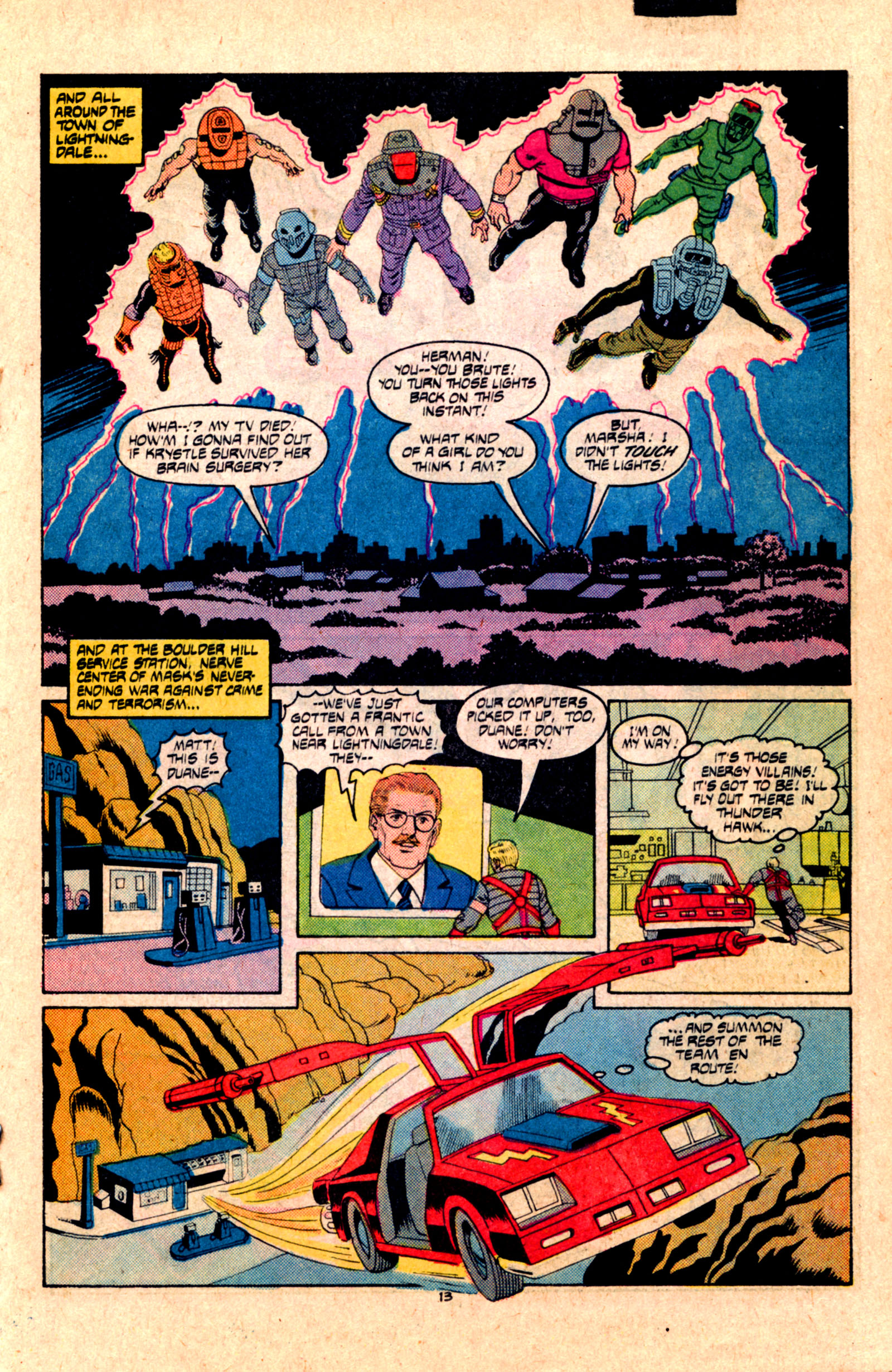 Read online MASK (1987) comic -  Issue #7 - 19