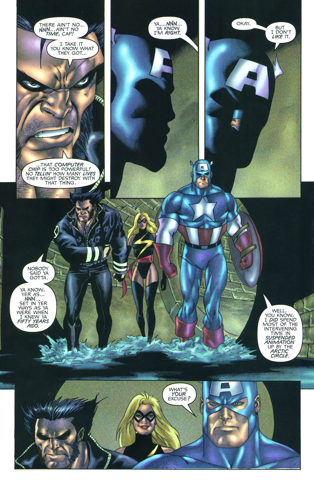 Read online Wolverine/Captain America comic -  Issue #2 - 8