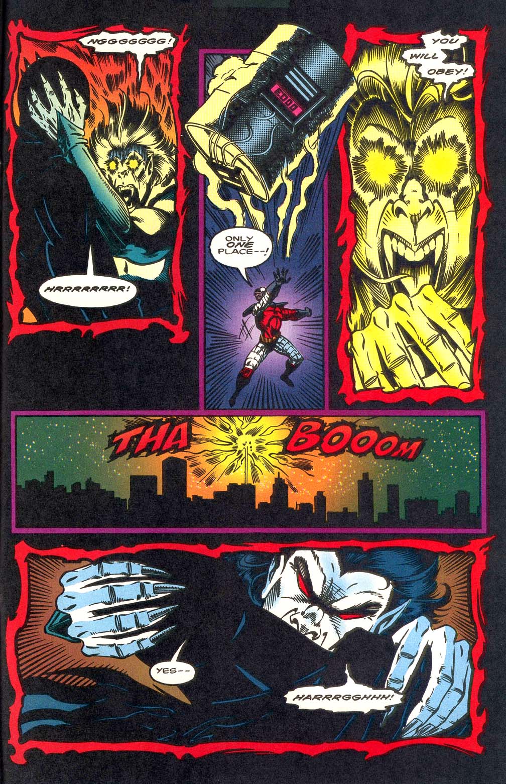 Read online Morbius: The Living Vampire (1992) comic -  Issue #19 - 22