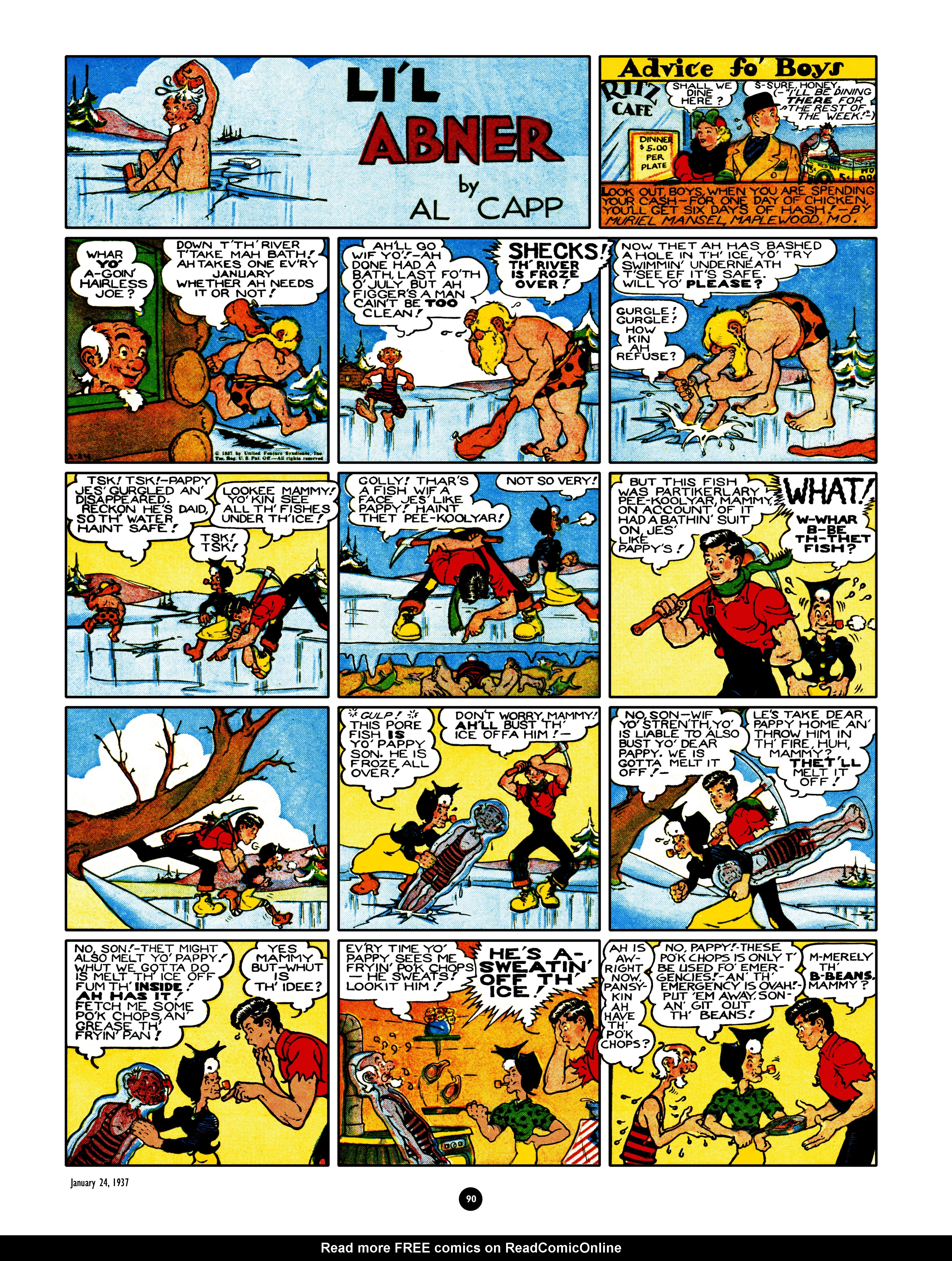 Read online Al Capp's Li'l Abner Complete Daily & Color Sunday Comics comic -  Issue # TPB 2 (Part 1) - 91