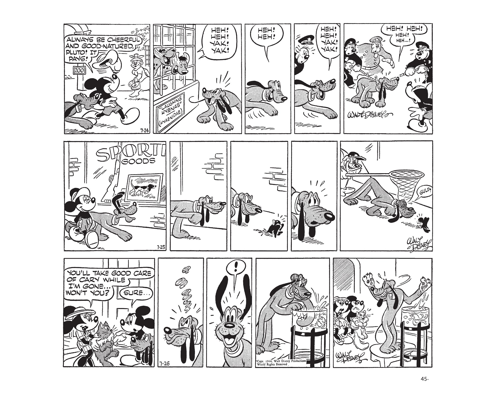 Read online Walt Disney's Mickey Mouse by Floyd Gottfredson comic -  Issue # TPB 8 (Part 1) - 45