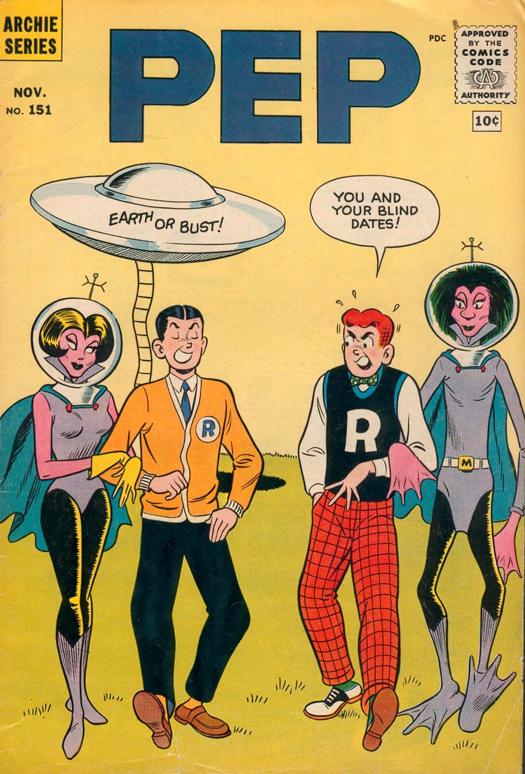 Read online Pep Comics comic -  Issue #151 - 6