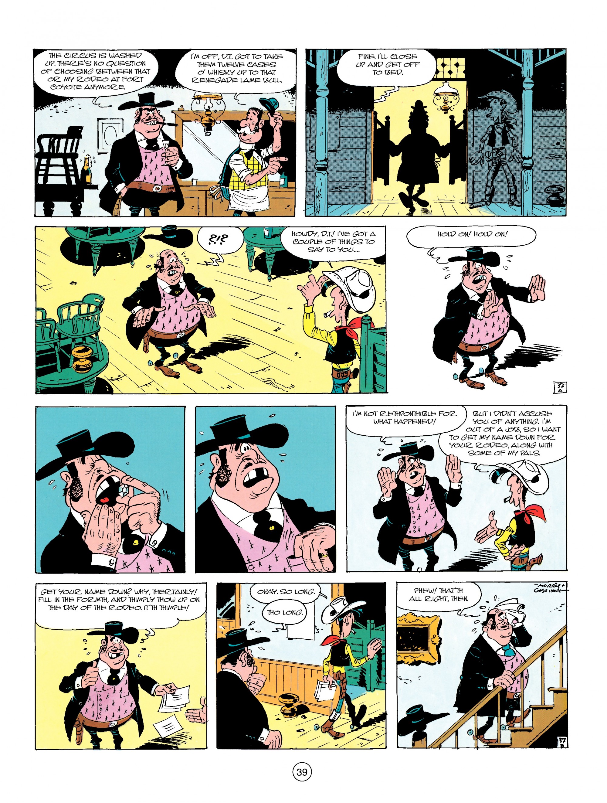 Read online A Lucky Luke Adventure comic -  Issue #11 - 39