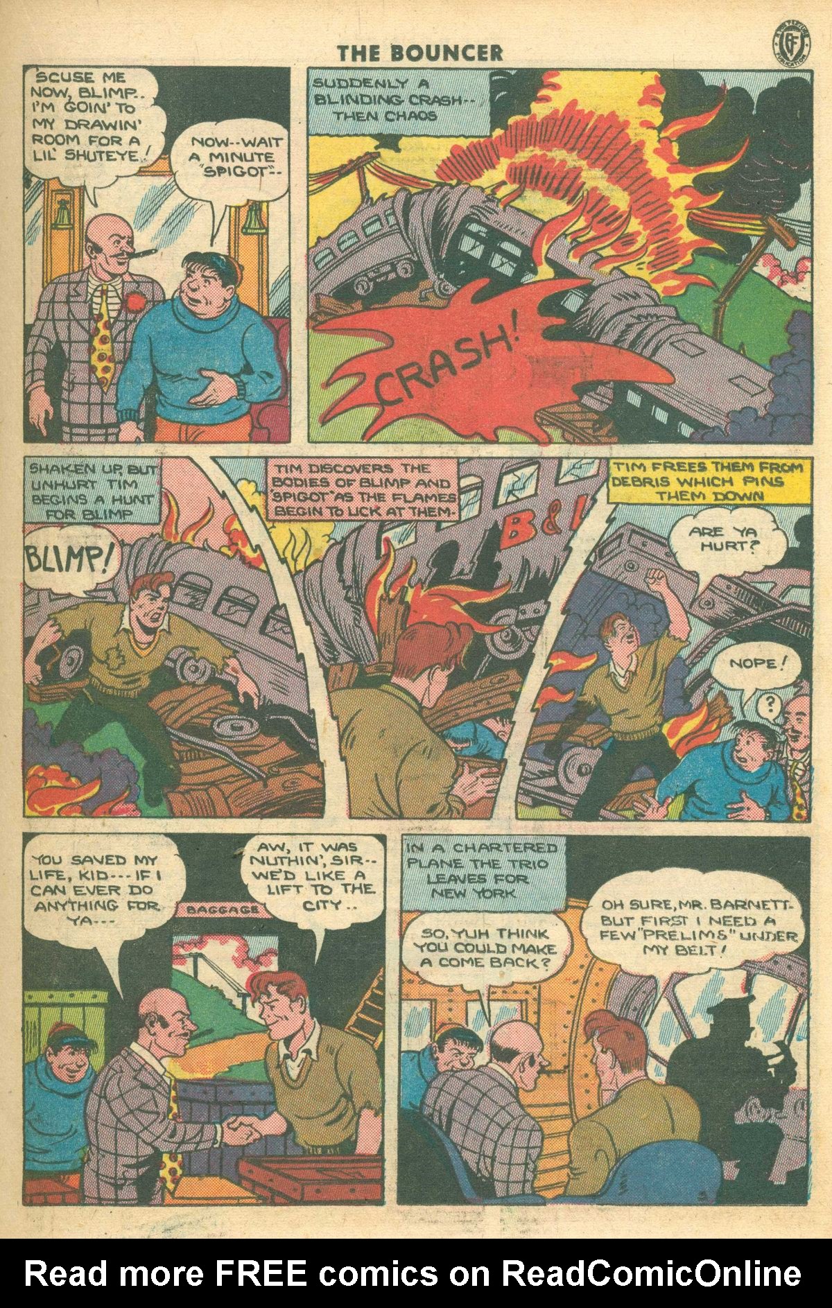 Read online The Bouncer (1944) comic -  Issue #12 - 15