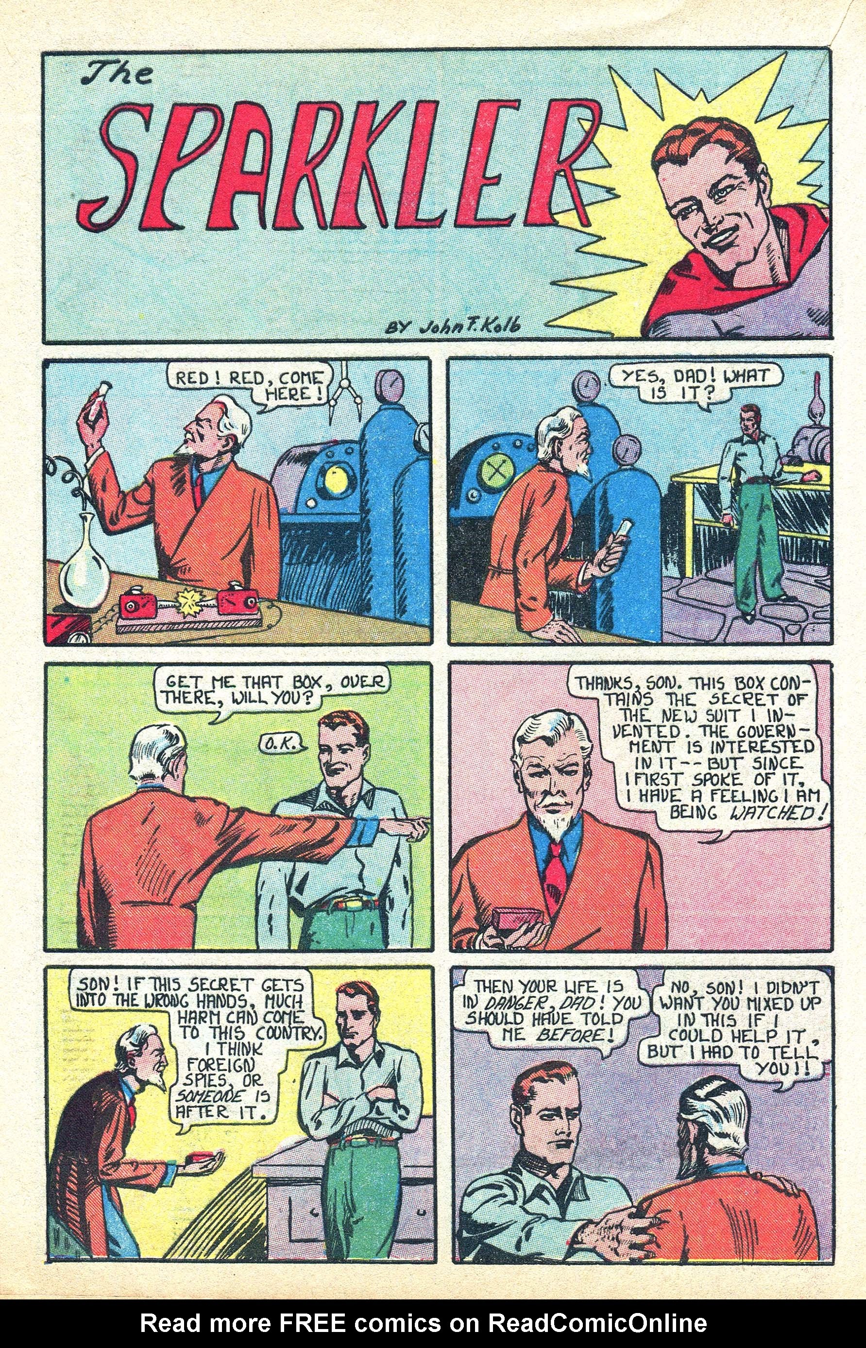 Read online Super Spy (1940) comic -  Issue #1 - 52