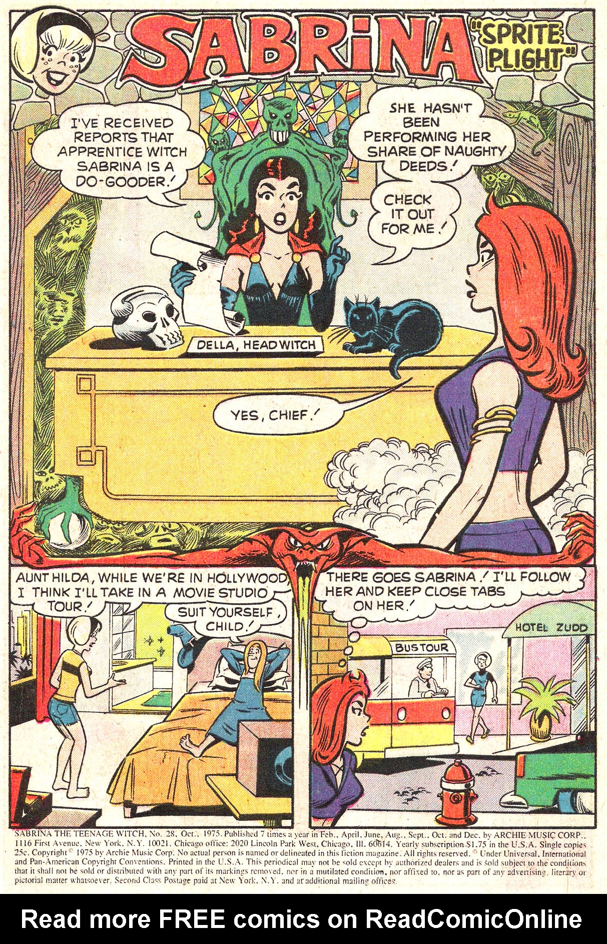 Read online Sabrina The Teenage Witch (1971) comic -  Issue #28 - 3