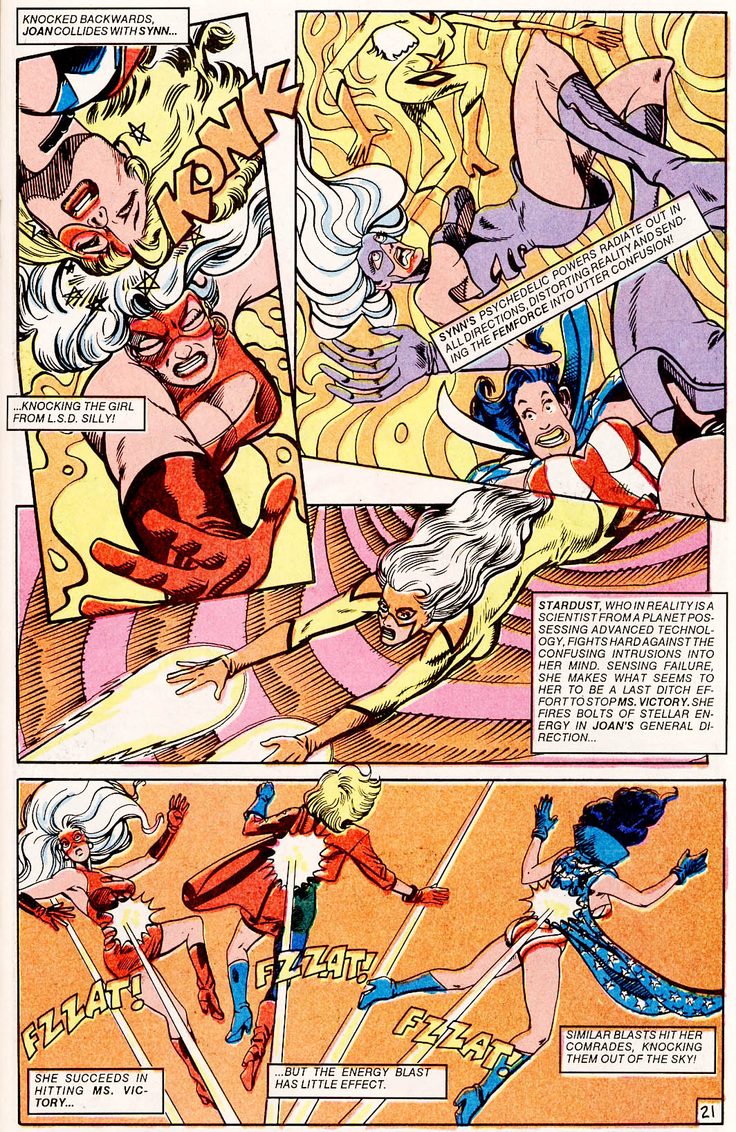 Read online Femforce comic -  Issue #50 - 69