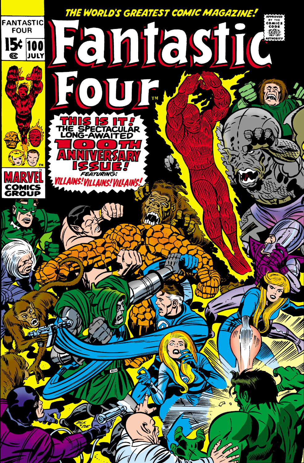 Read online Fantastic Four (1961) comic -  Issue #100 - 1