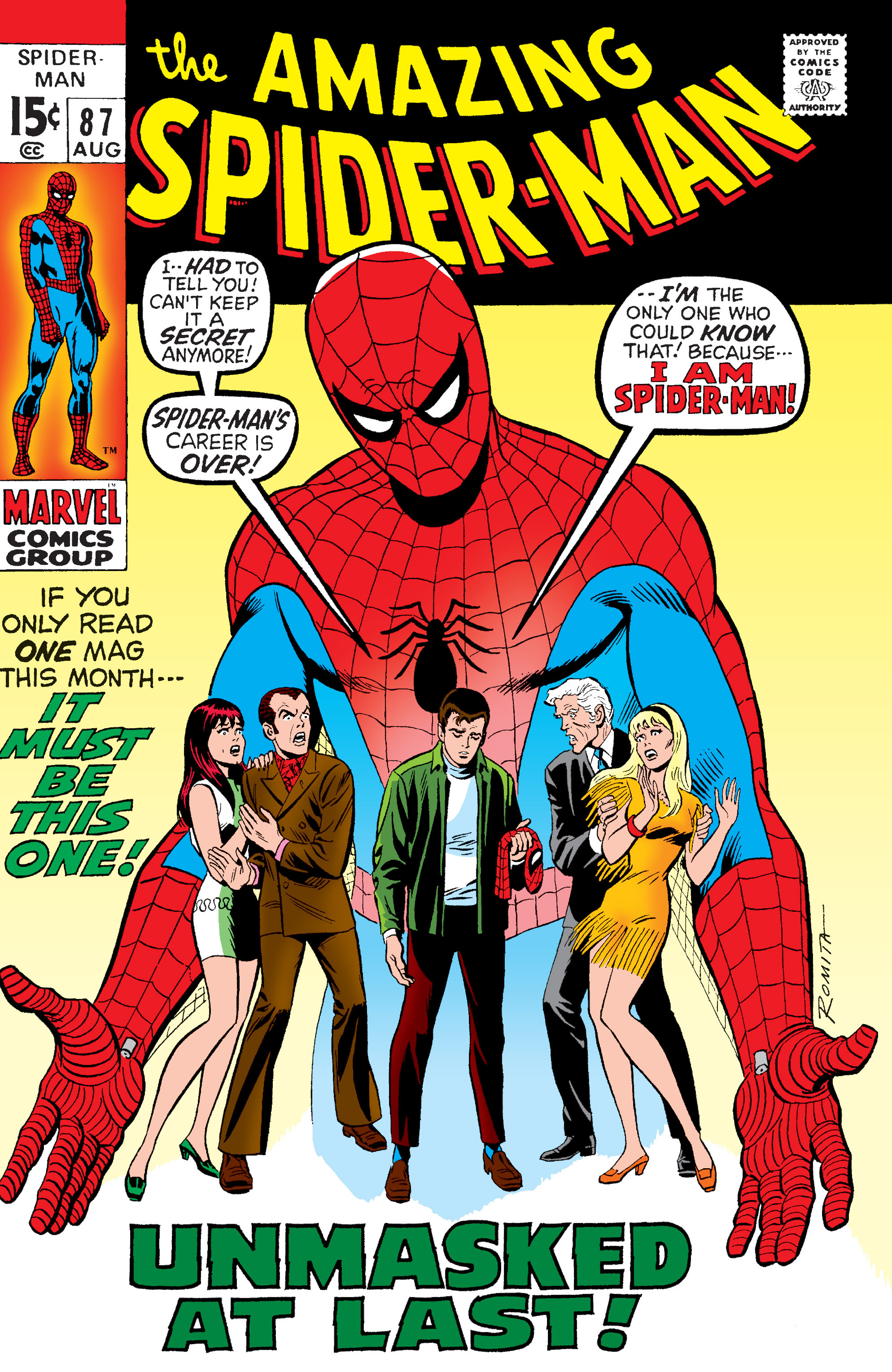 Read online The Amazing Spider-Man (1963) comic -  Issue #87 - 1