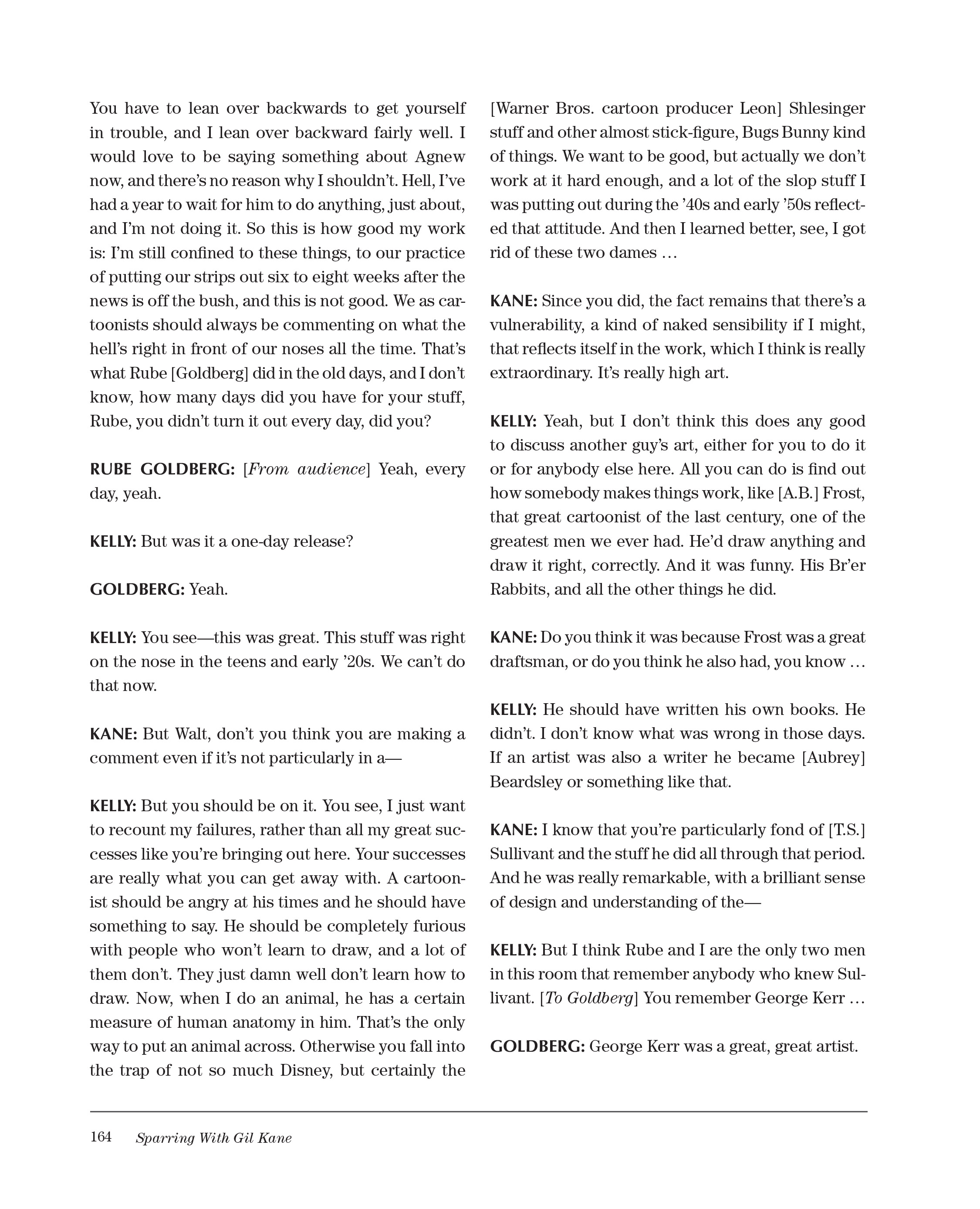 Read online Sparring With Gil Kane: Colloquies On Comic Art and Aesthetics comic -  Issue # TPB (Part 2) - 64