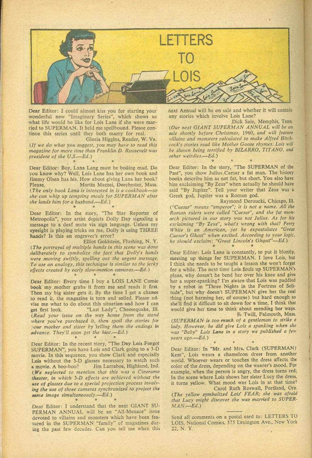 Read online Superman's Girl Friend, Lois Lane comic -  Issue #21 - 22