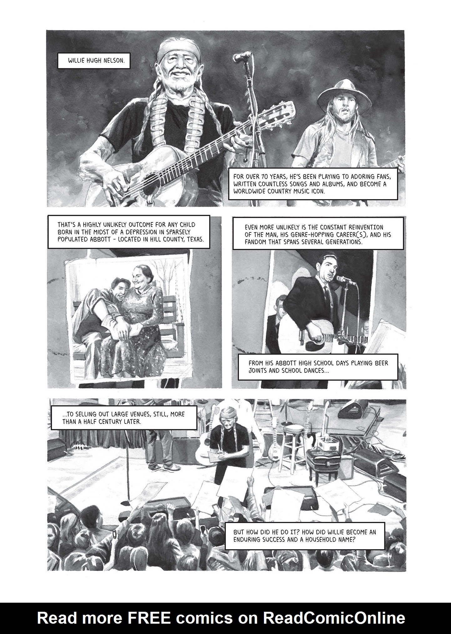 Read online Willie Nelson: A Graphic History comic -  Issue # TPB - 5