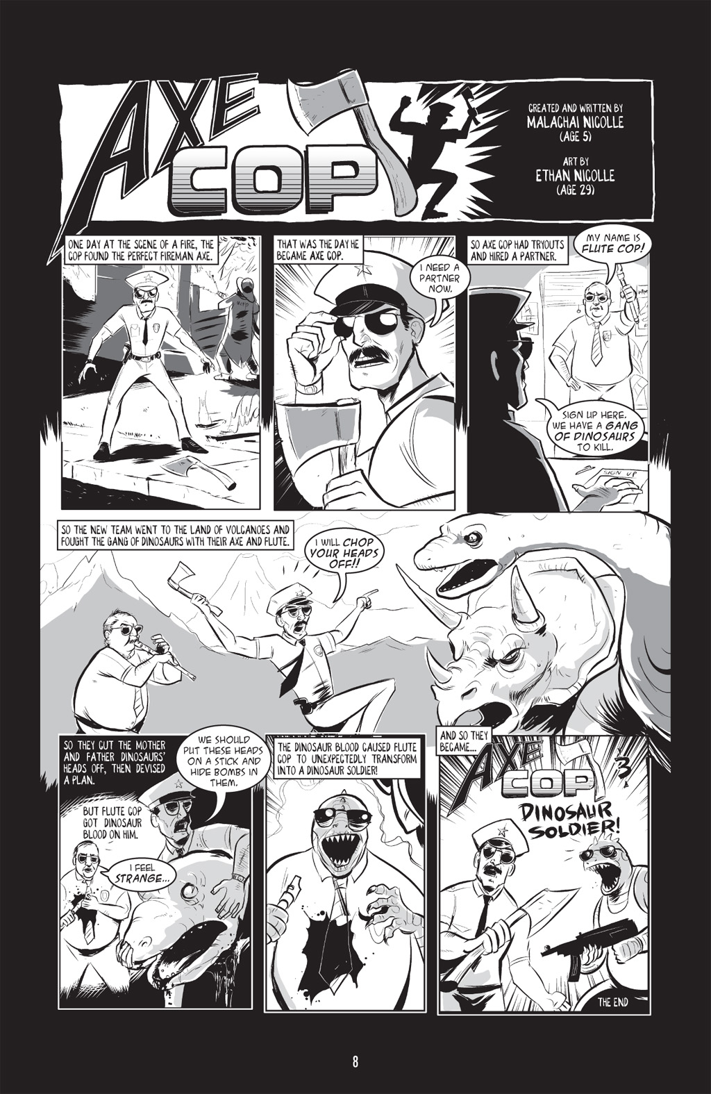 Read online Axe Cop comic -  Issue # TPB 1 - 8