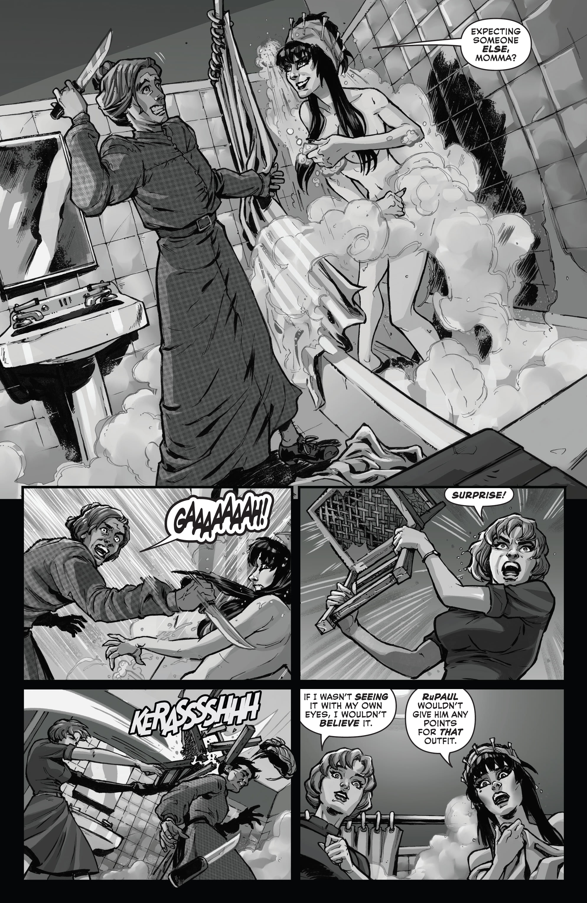 Read online Elvira in Horrorland comic -  Issue #1 - 17