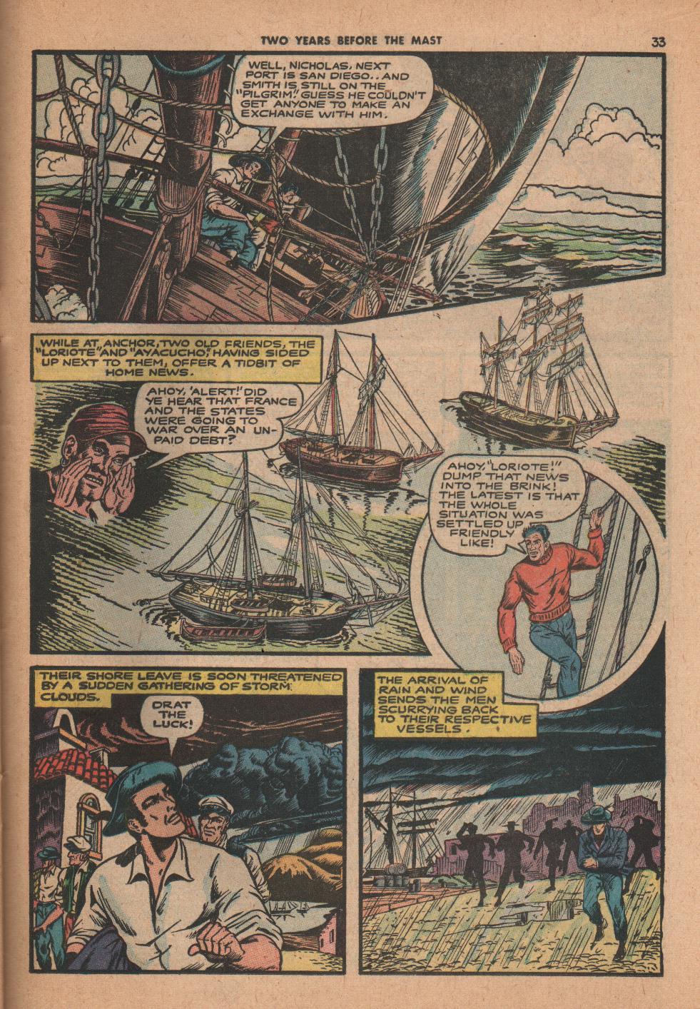 Read online Classics Illustrated comic -  Issue #25 - 35