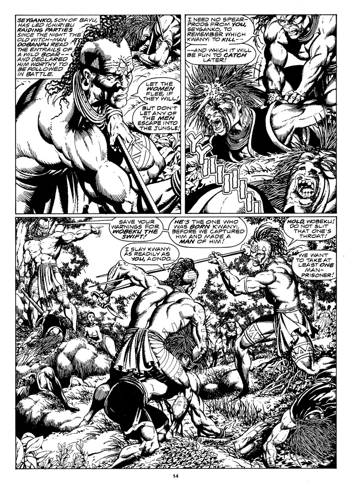 Read online The Savage Sword Of Conan comic -  Issue #211 - 16