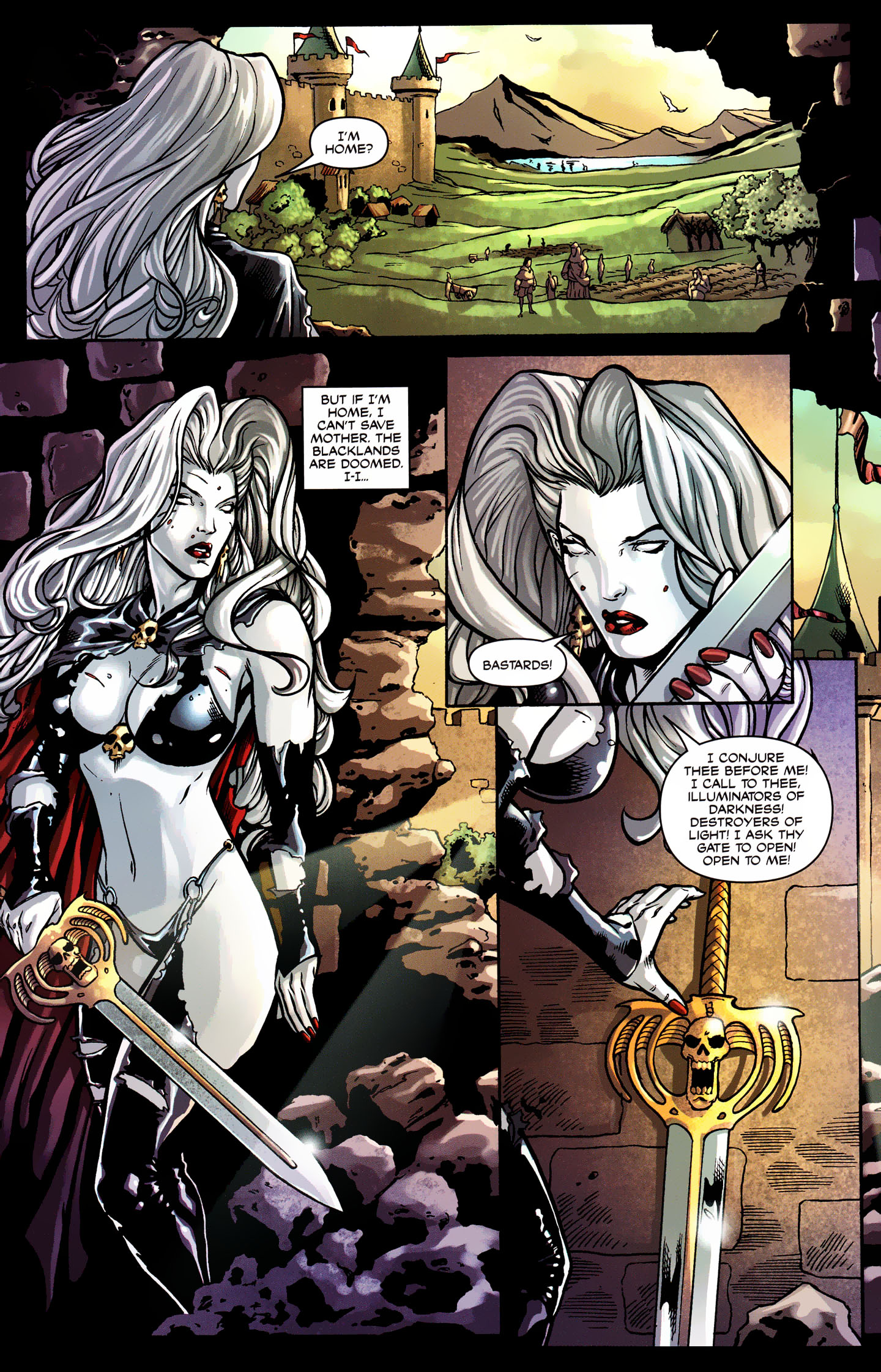 Read online Lady Death: Origins - Cursed comic -  Issue #1 - 32