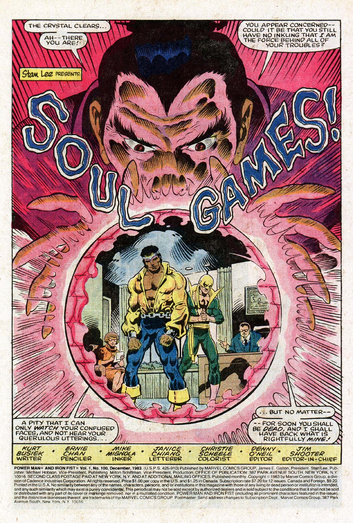 Read online Power Man and Iron Fist (1978) comic -  Issue #100 - 2