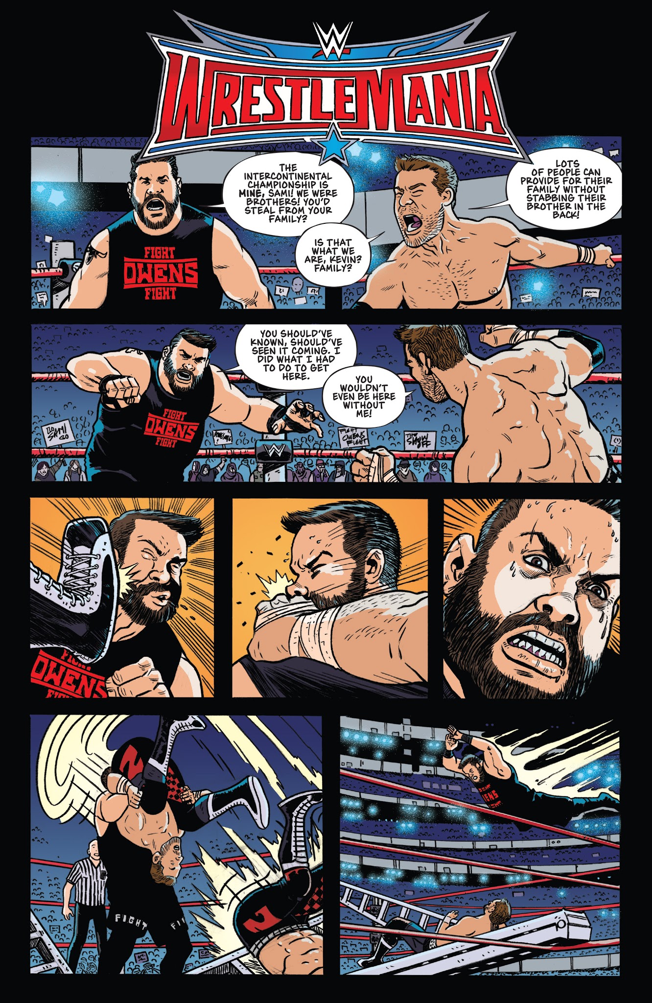 Read online WWE: Wrestlemania 2017 Special comic -  Issue # Full - 41