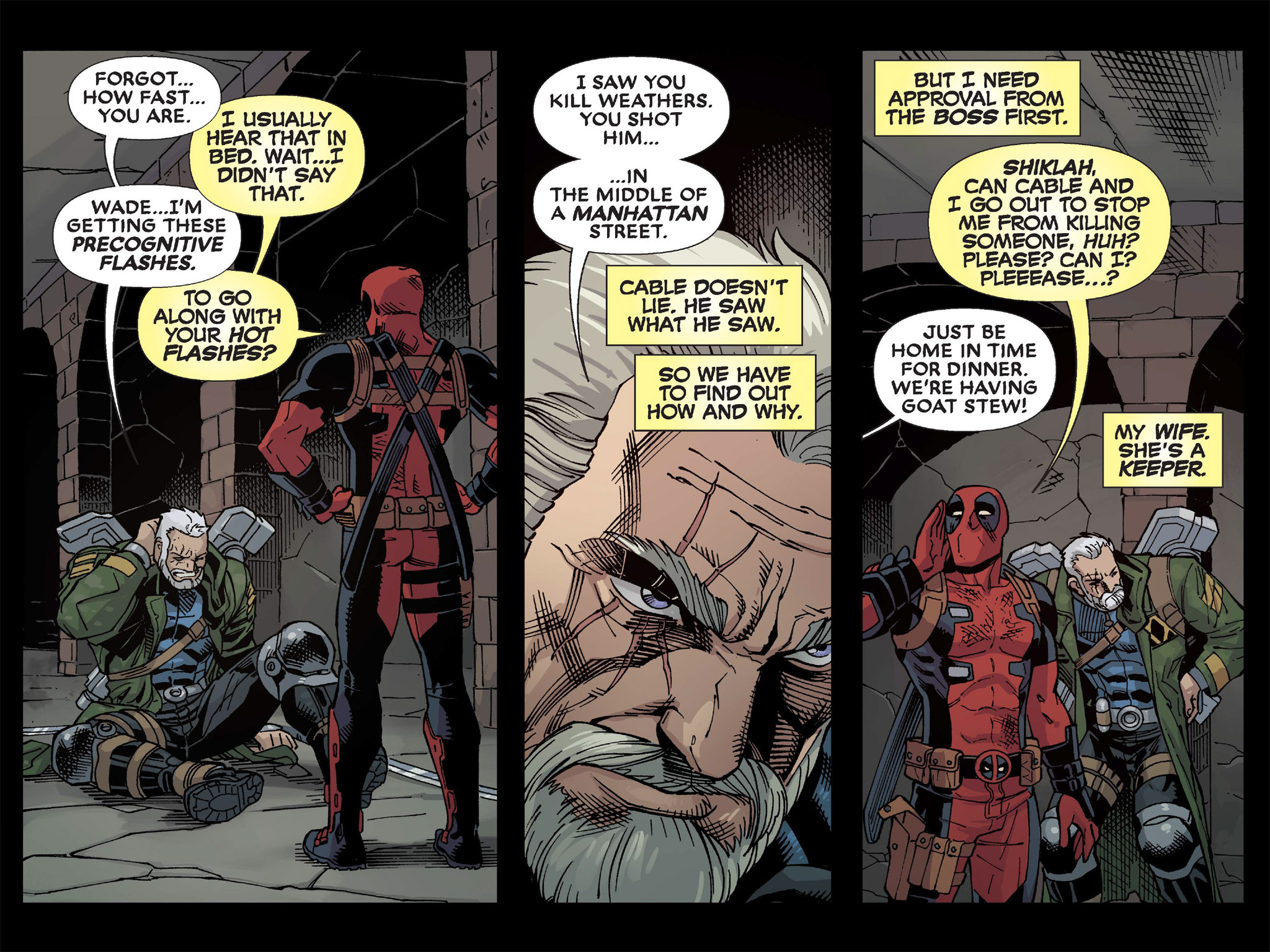 Read online Deadpool & Cable: Split Second Infinite Comic comic -  Issue #2 - 17
