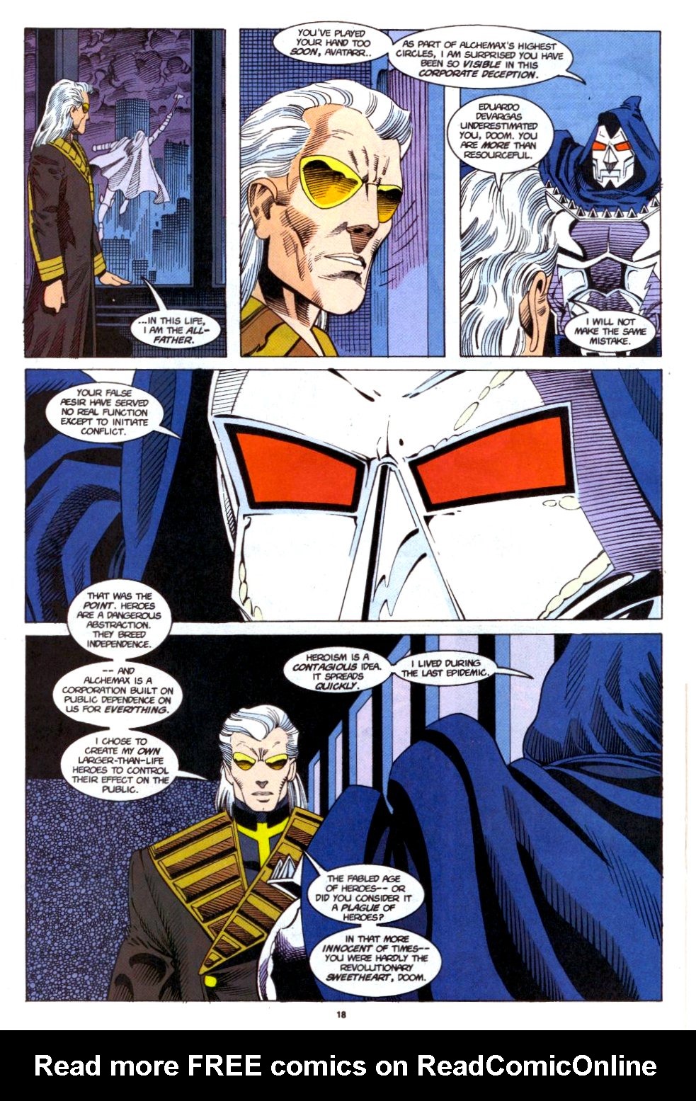Read online Doom 2099 comic -  Issue #14 - 15