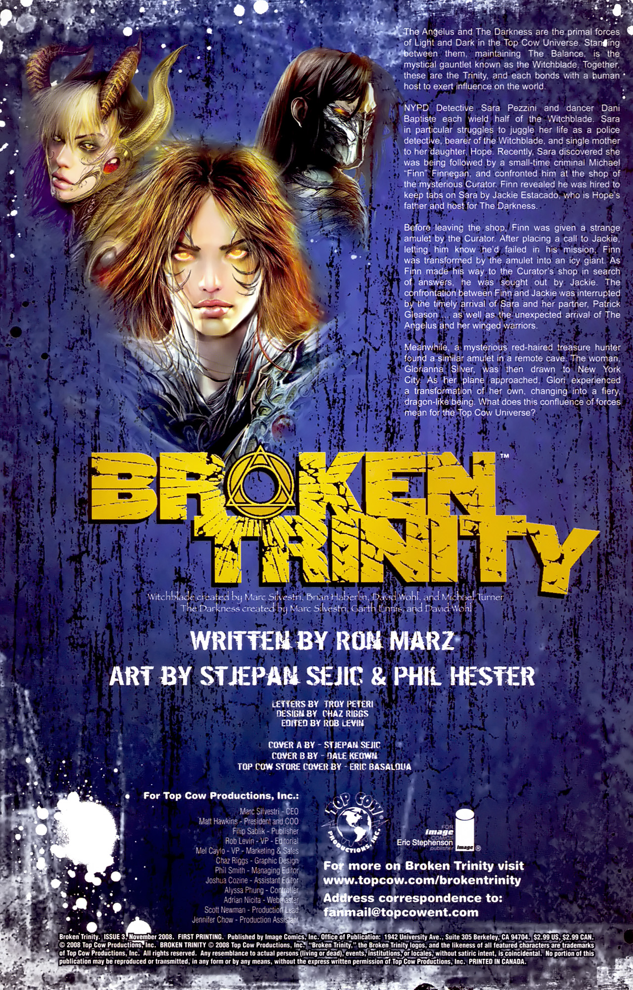 Read online Broken Trinity comic -  Issue #3 - 2