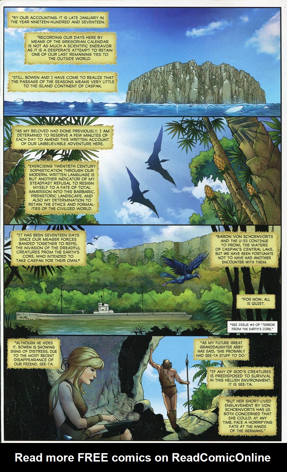 Read online Edgar Rice Burroughs: The Land That Time Forgot: See-Ta the Savage comic -  Issue #1 - 3