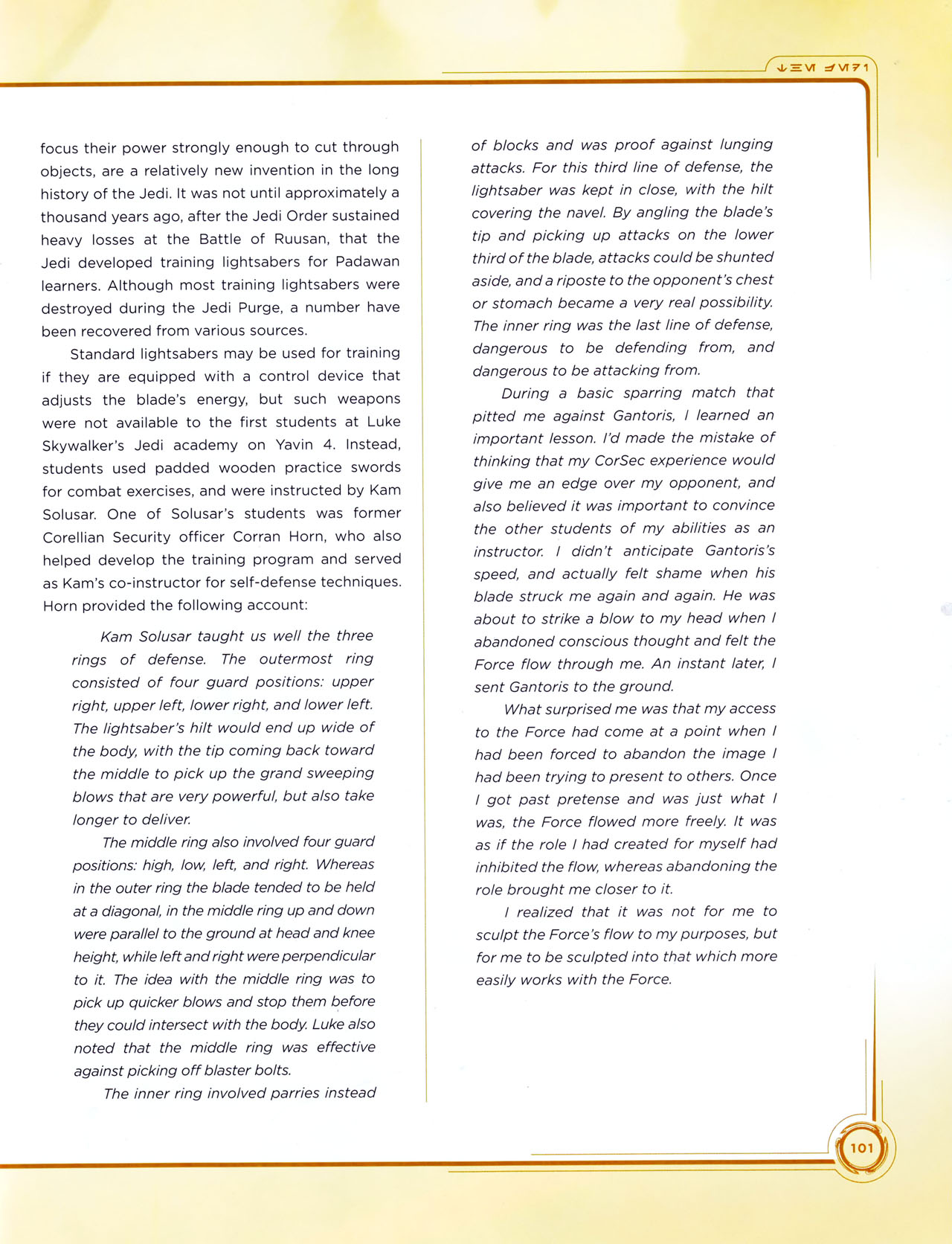 Read online Star Wars: Jedi vs. Sith - The Essential Guide To The Force comic -  Issue # TPB (Part 2) - 24