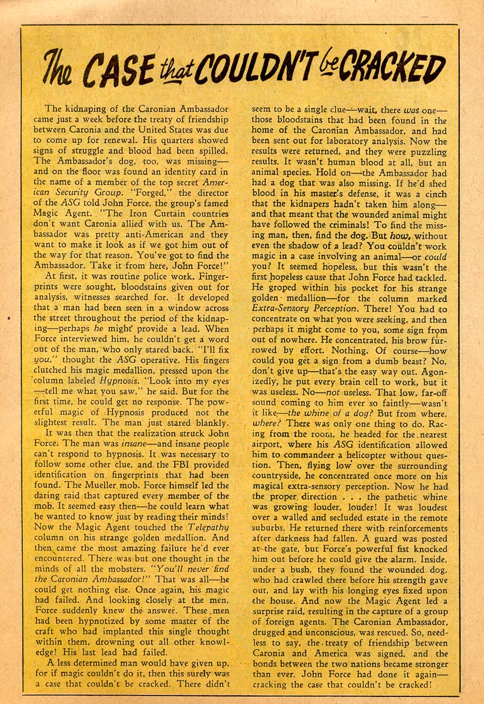 Read online Magic Agent comic -  Issue #1 - 25