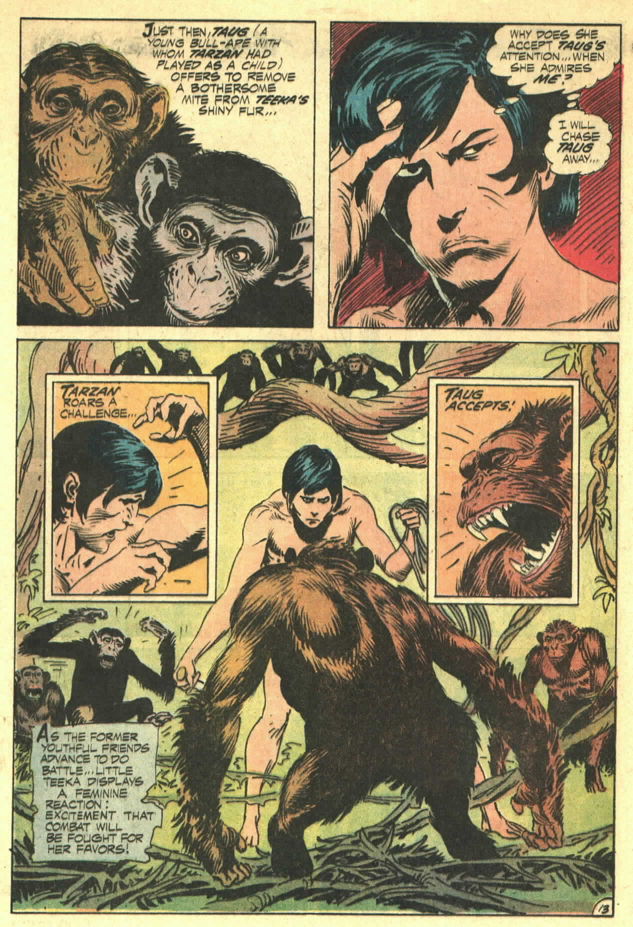 Read online Tarzan (1972) comic -  Issue #208 - 14
