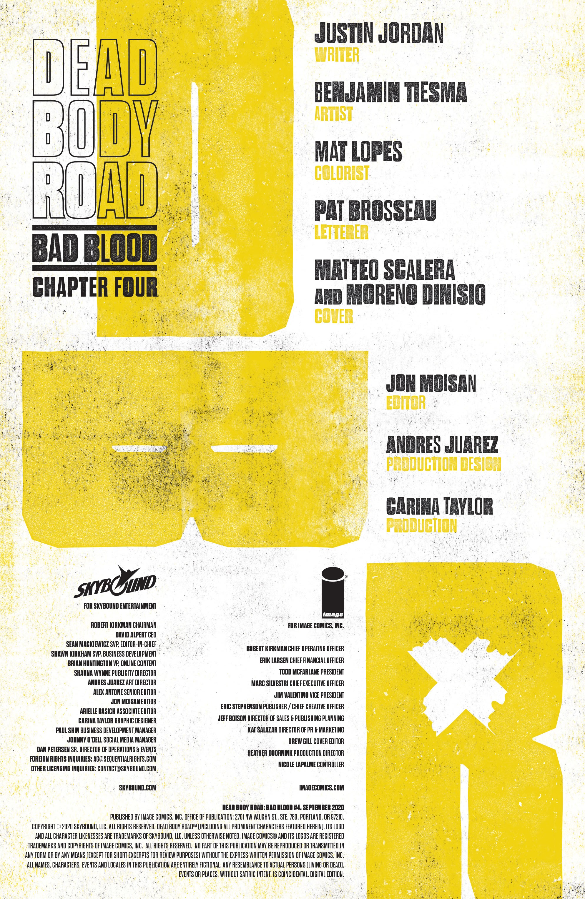 Read online Dead Body Road: Bad Blood comic -  Issue #4 - 2