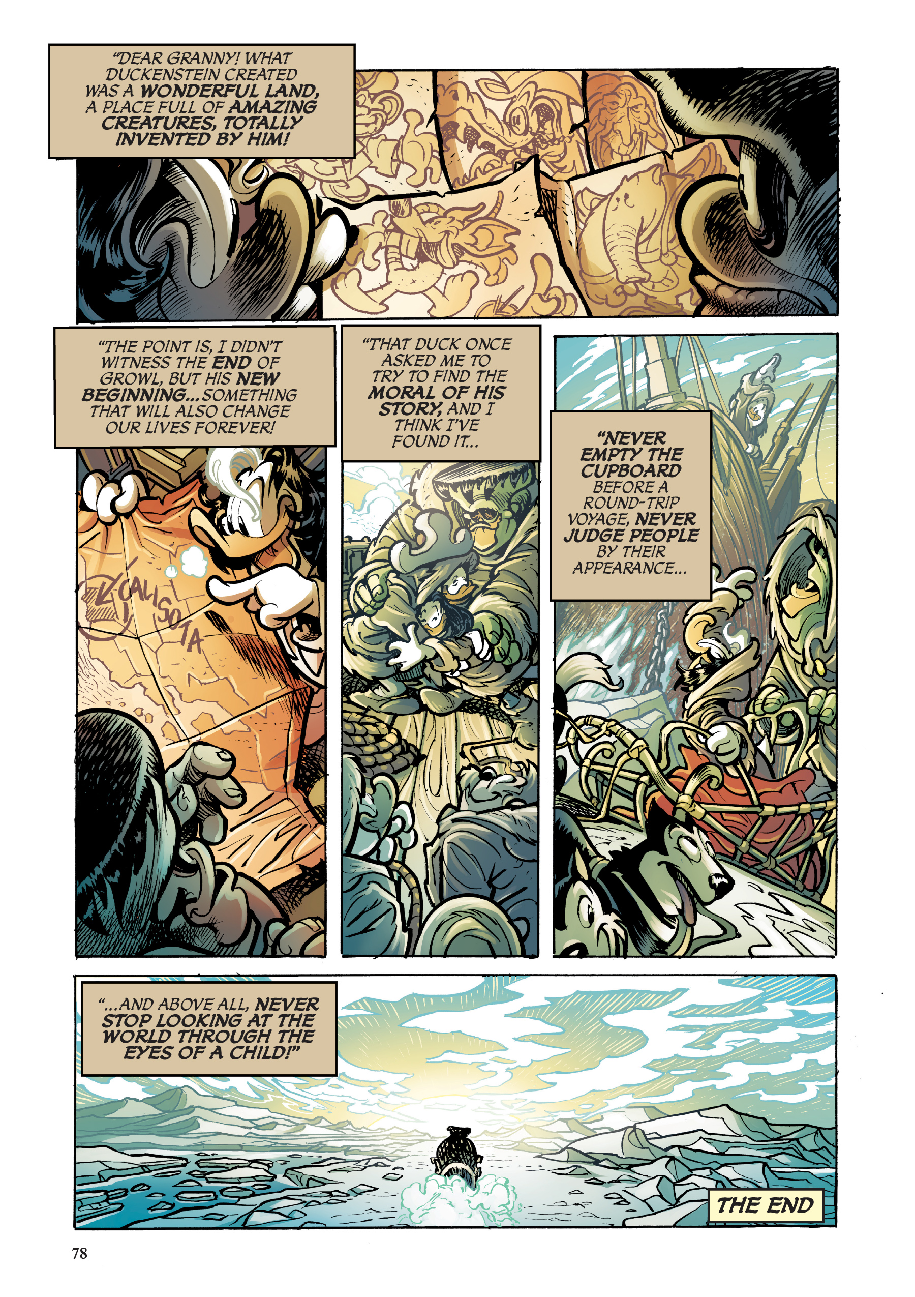 Read online Disney Frankenstein, Starring Donald Duck comic -  Issue # TPB - 78