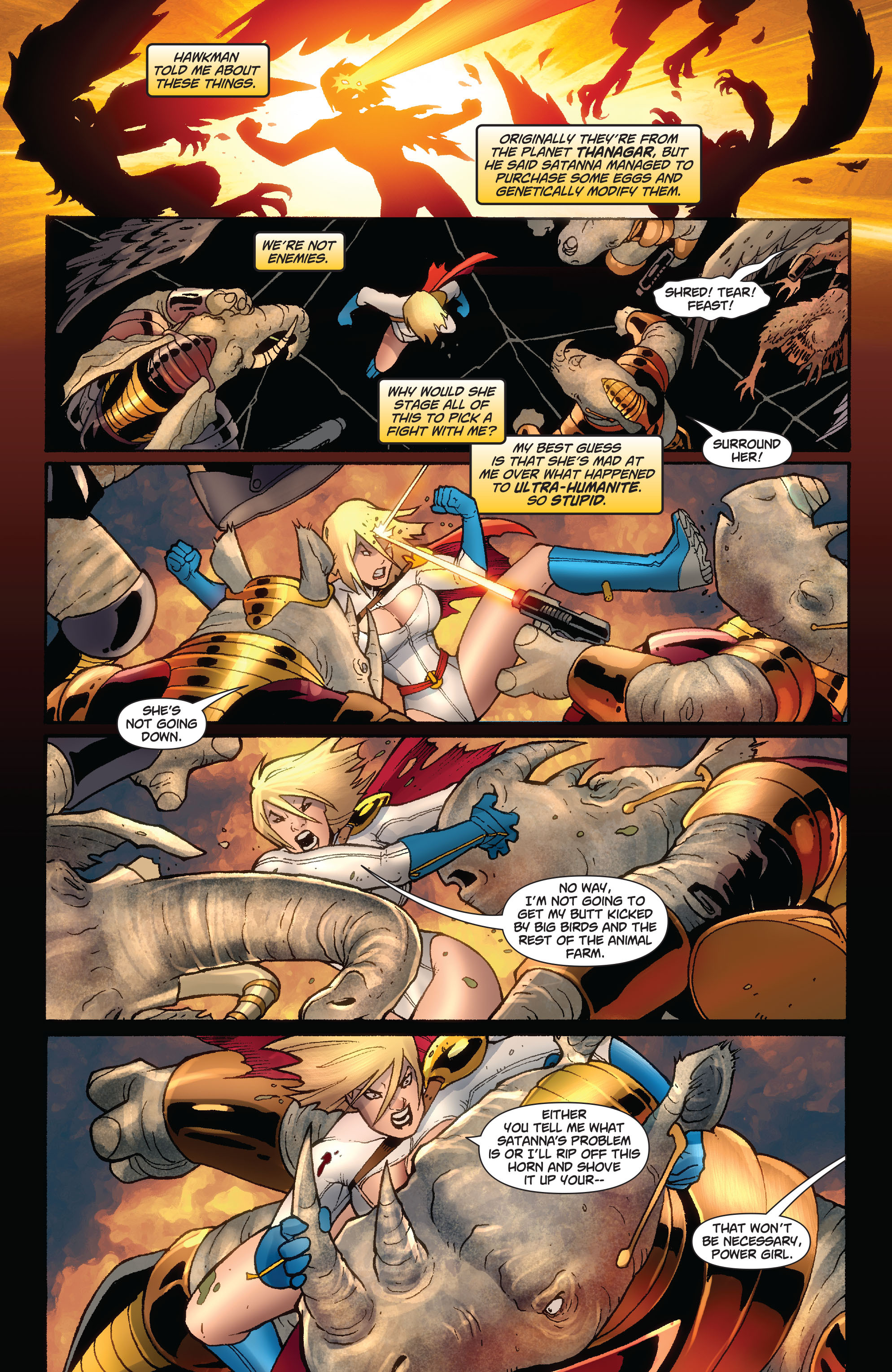 Read online Power Girl (2009) comic -  Issue #9 - 13