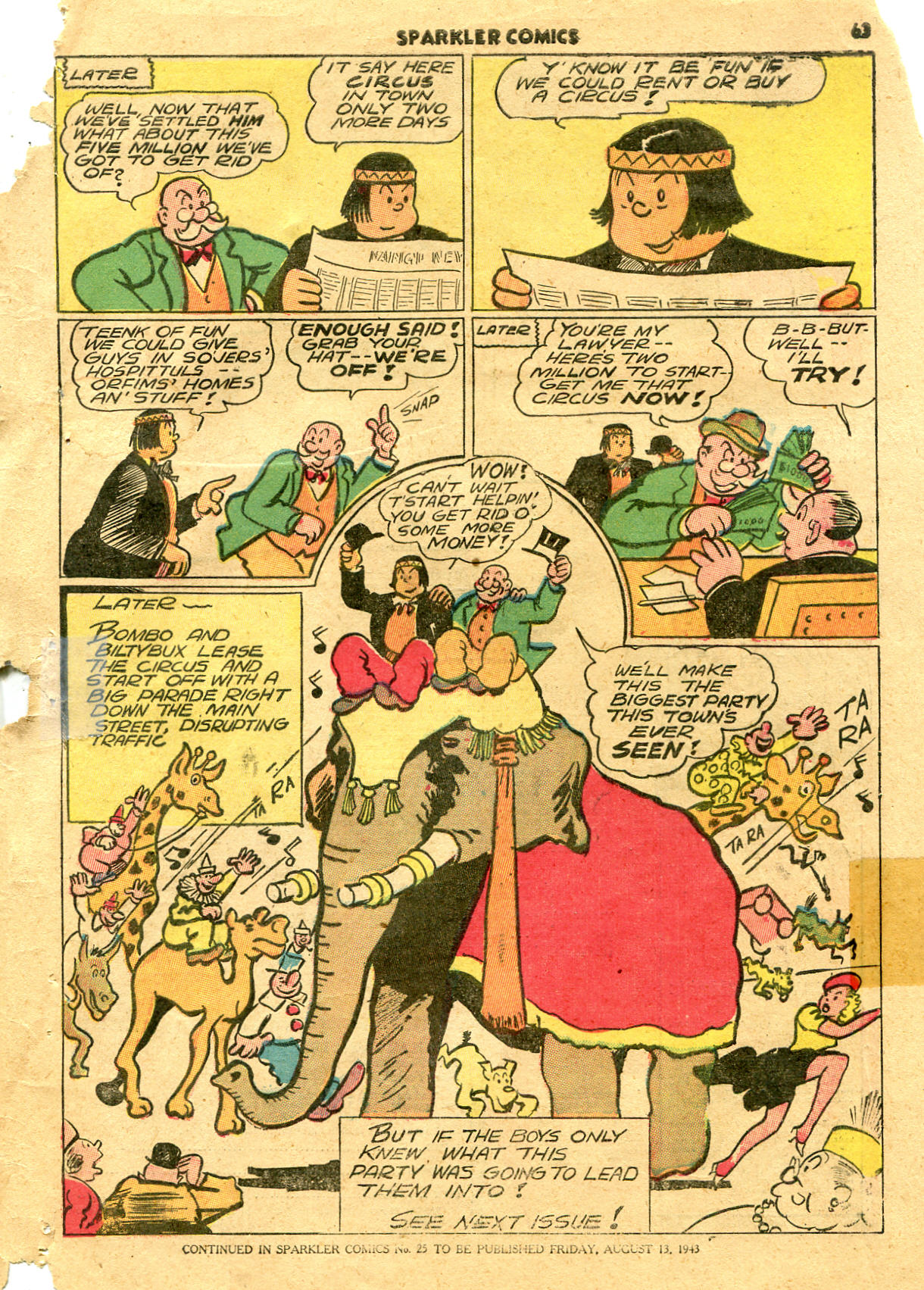 Read online Sparkler Comics comic -  Issue #24 - 65