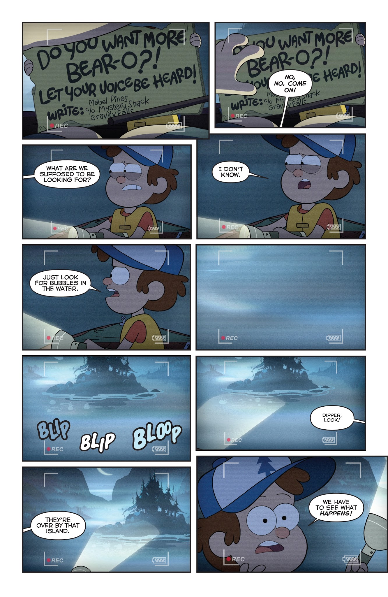 Read online Disney Gravity Falls Shorts Cinestory Comic comic -  Issue #4 - 8