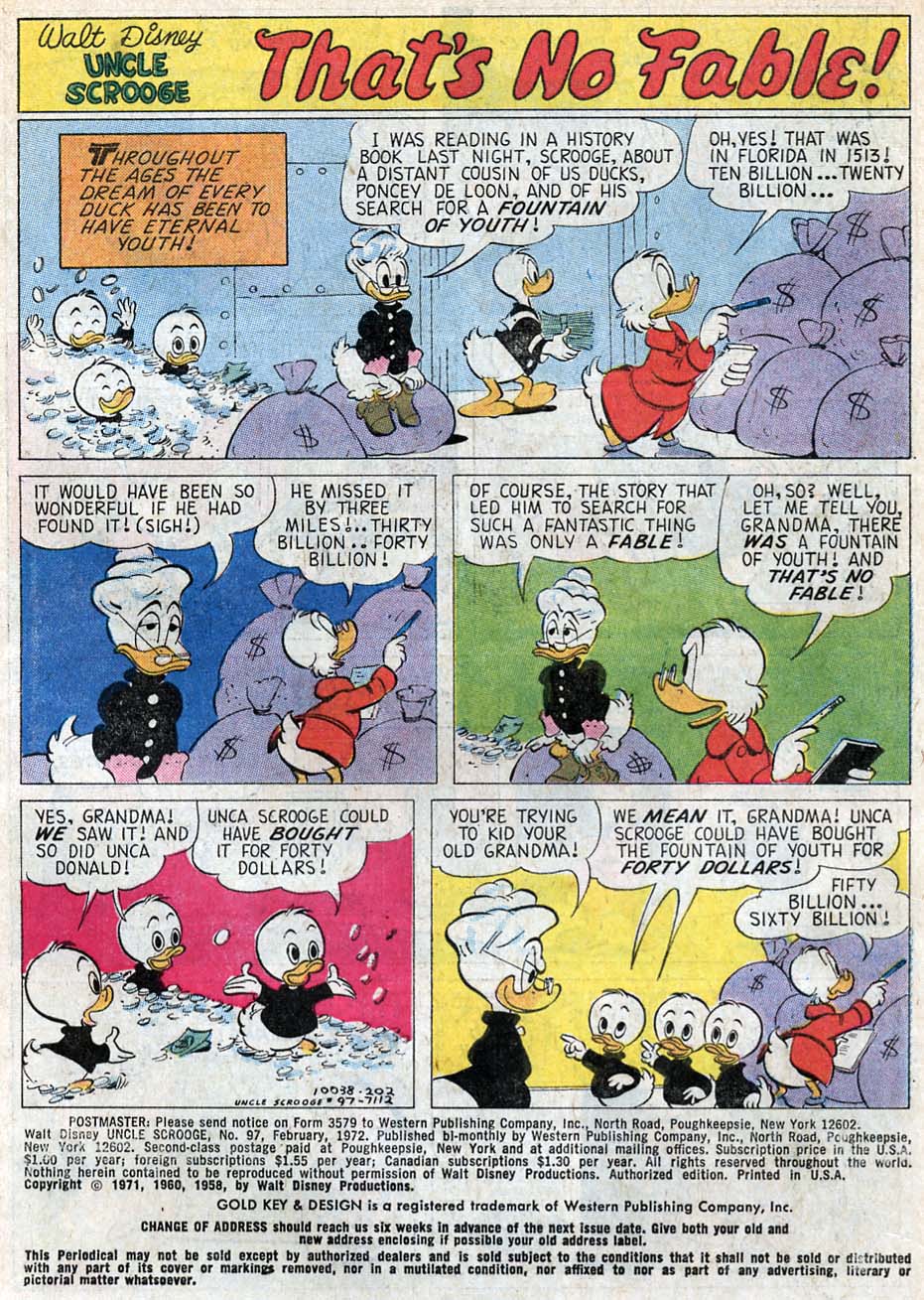 Read online Uncle Scrooge (1953) comic -  Issue #97 - 3