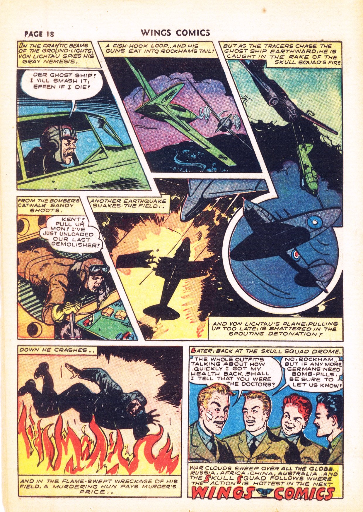 Read online Wings Comics comic -  Issue #31 - 20