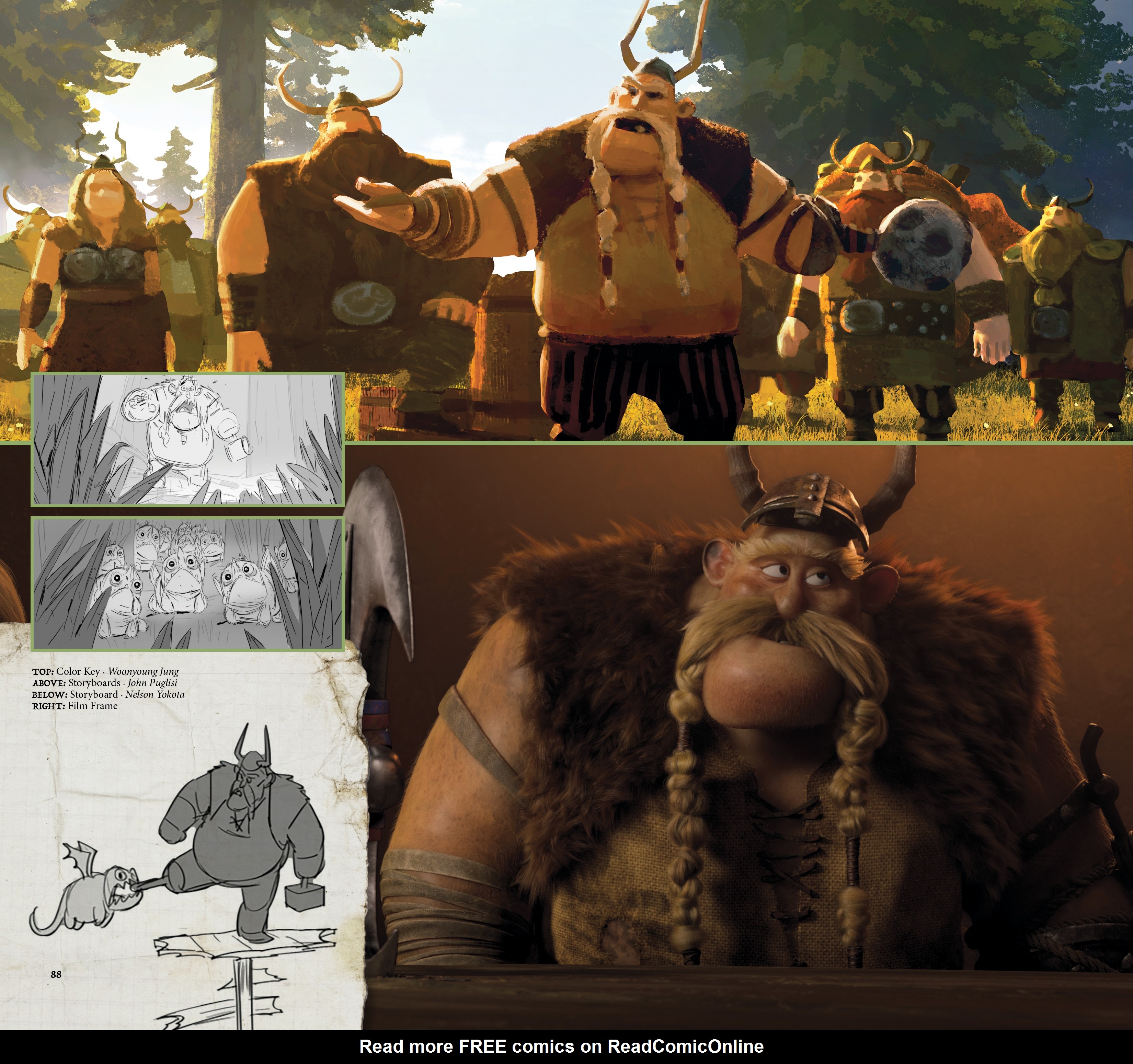 Read online The Art of How to Train Your Dragon: The Hidden World comic -  Issue # TPB - 74