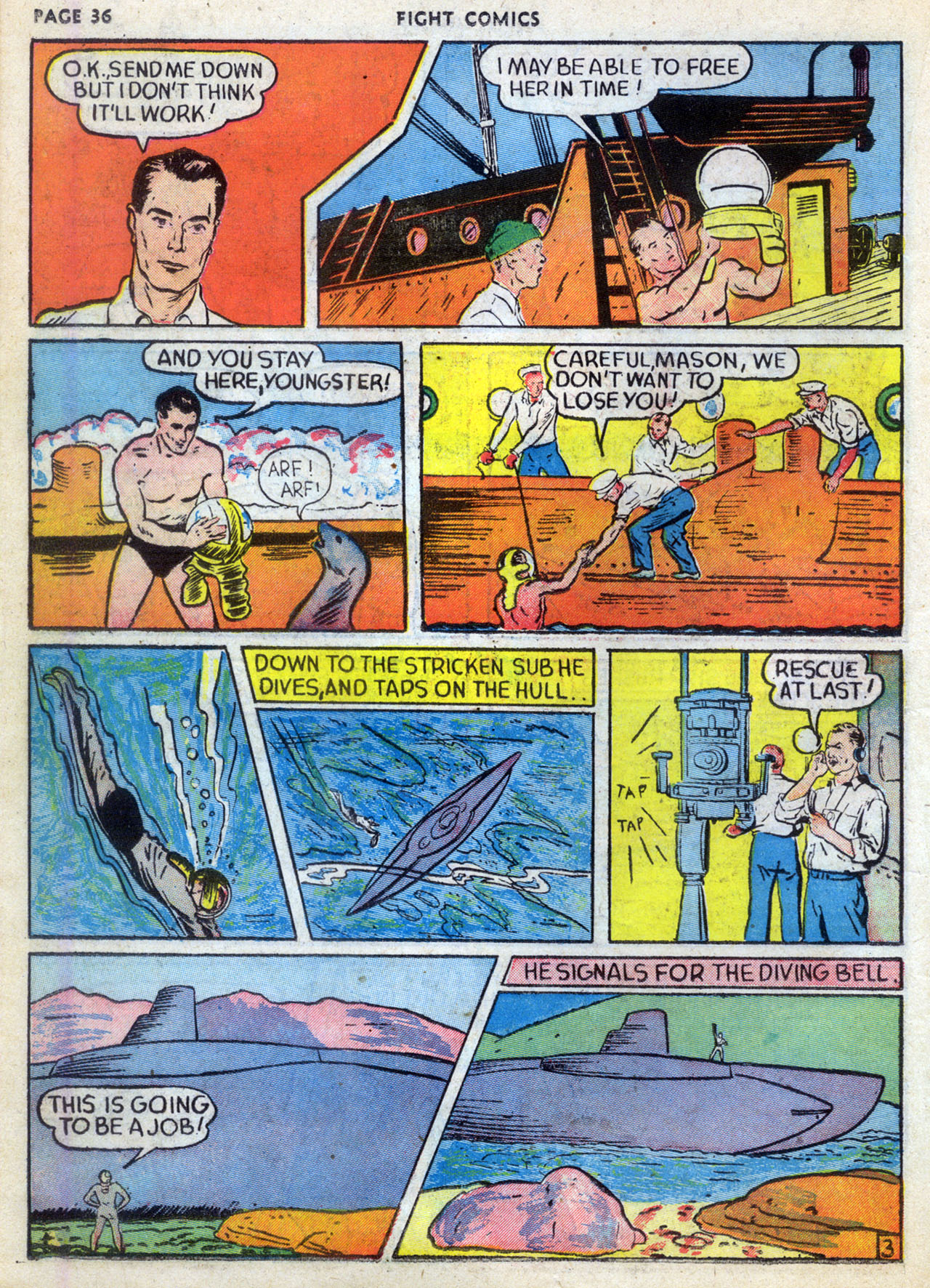 Read online Fight Comics comic -  Issue #9 - 38