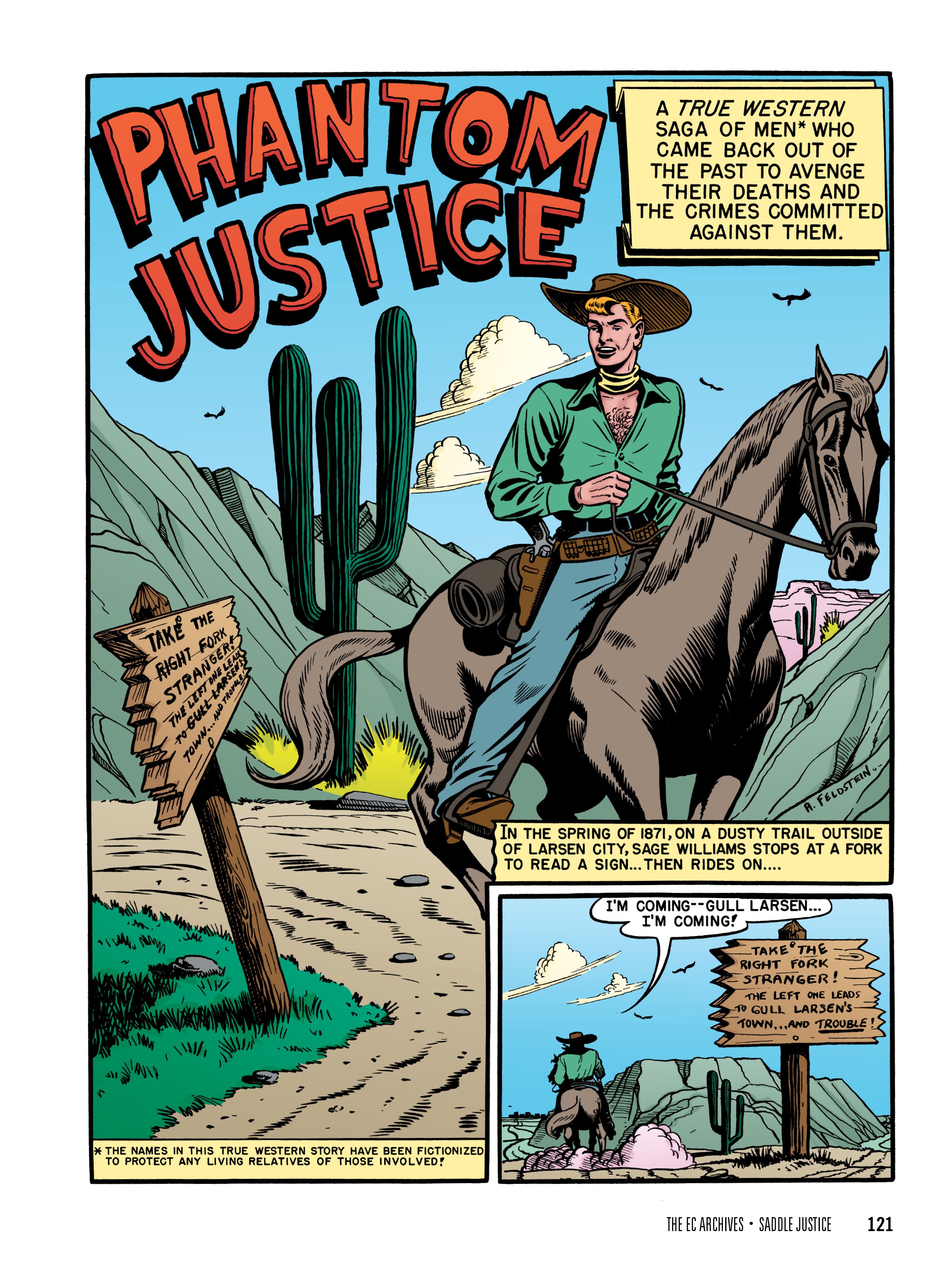 Read online The EC Archives: Saddle Justice comic -  Issue # TPB (Part 2) - 23