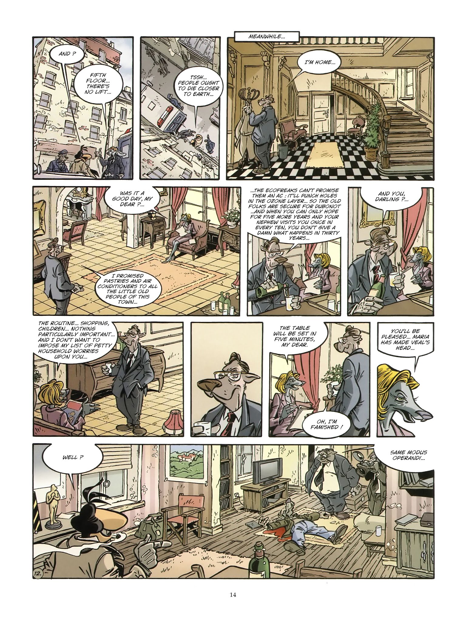 Read online Une enquête de l'inspecteur Canardo comic -  Issue #17 - 16