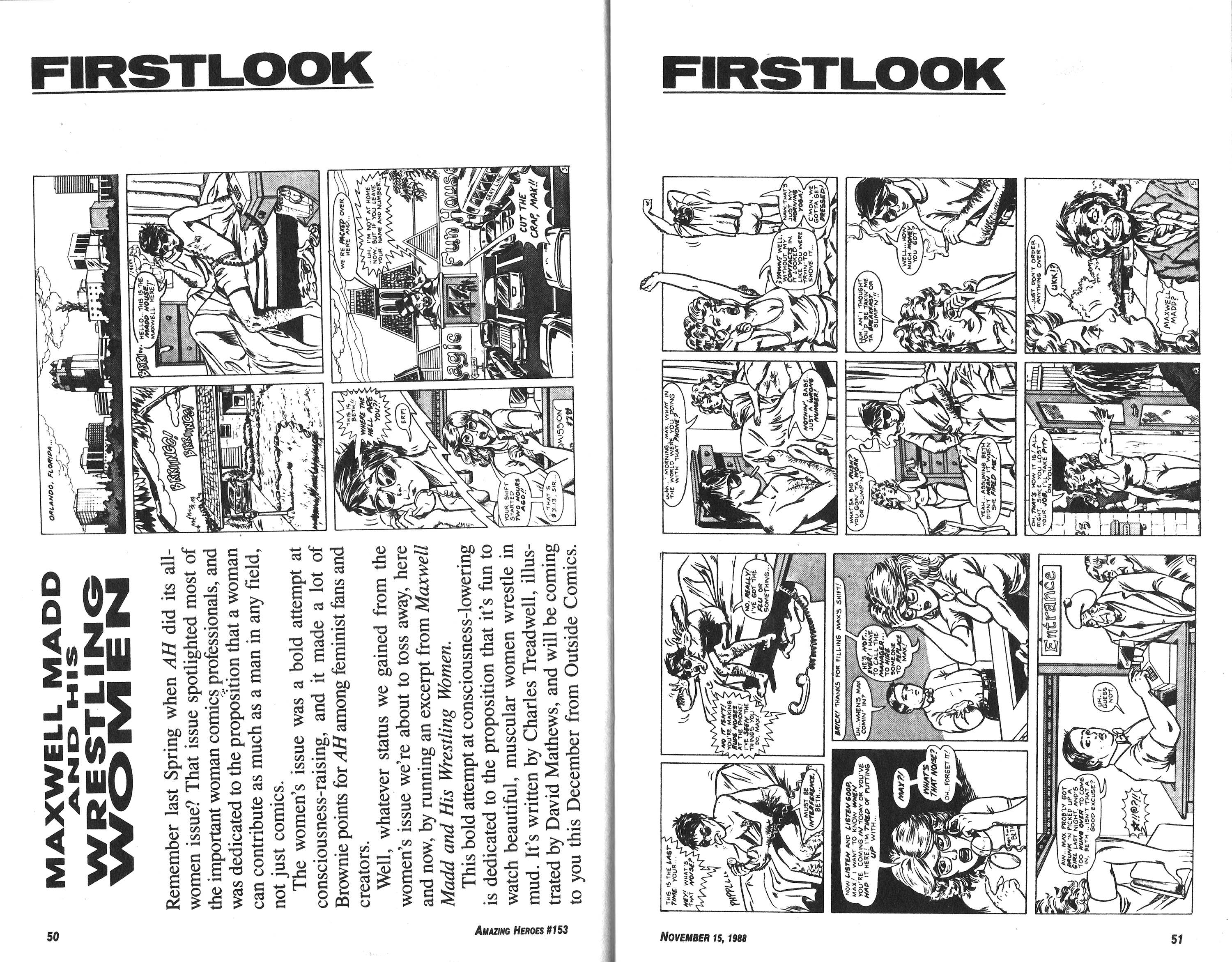 Read online Amazing Heroes comic -  Issue #153 - 26