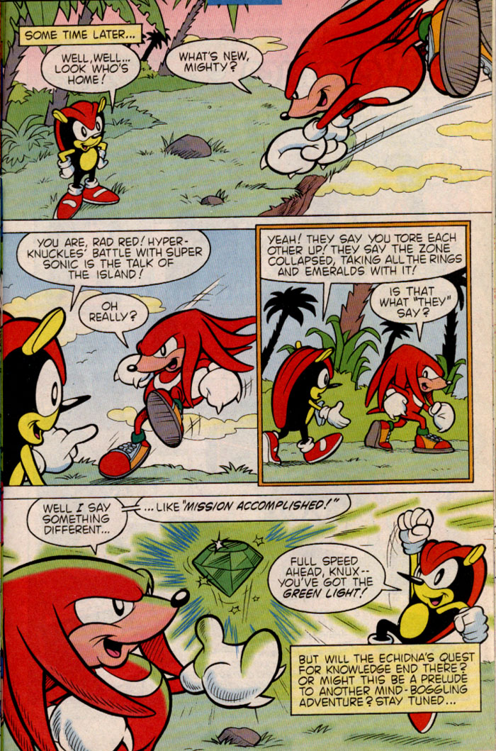 Read online Super Sonic vs. Hyper Knuckles comic -  Issue # Full - 31