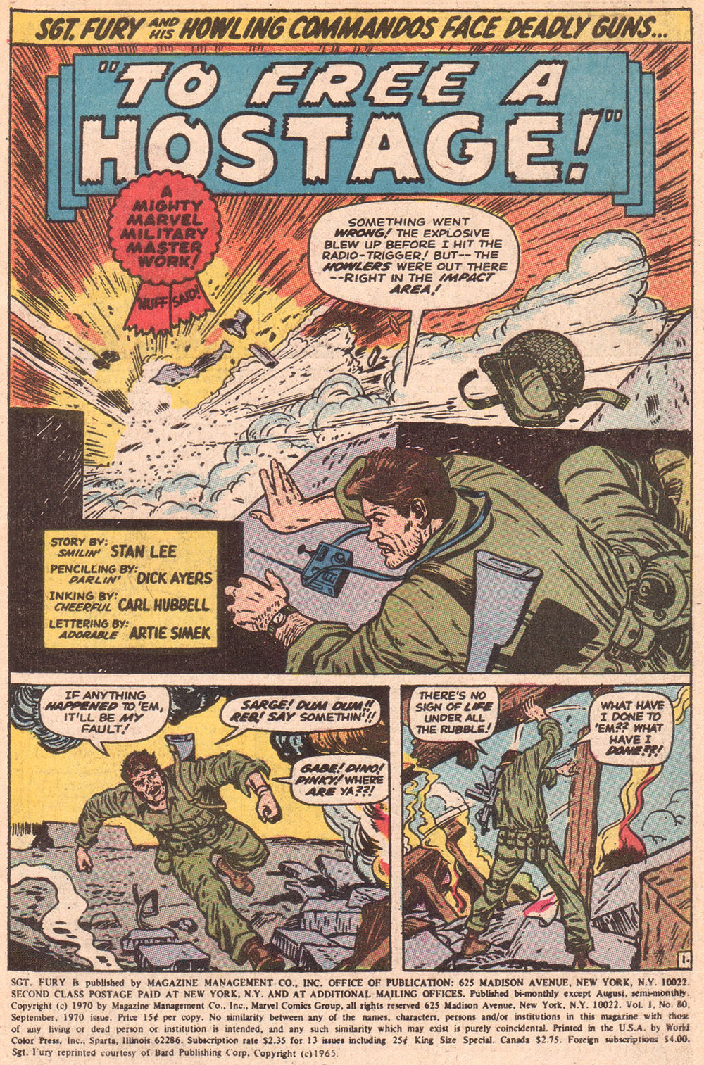 Read online Sgt. Fury comic -  Issue #80 - 3