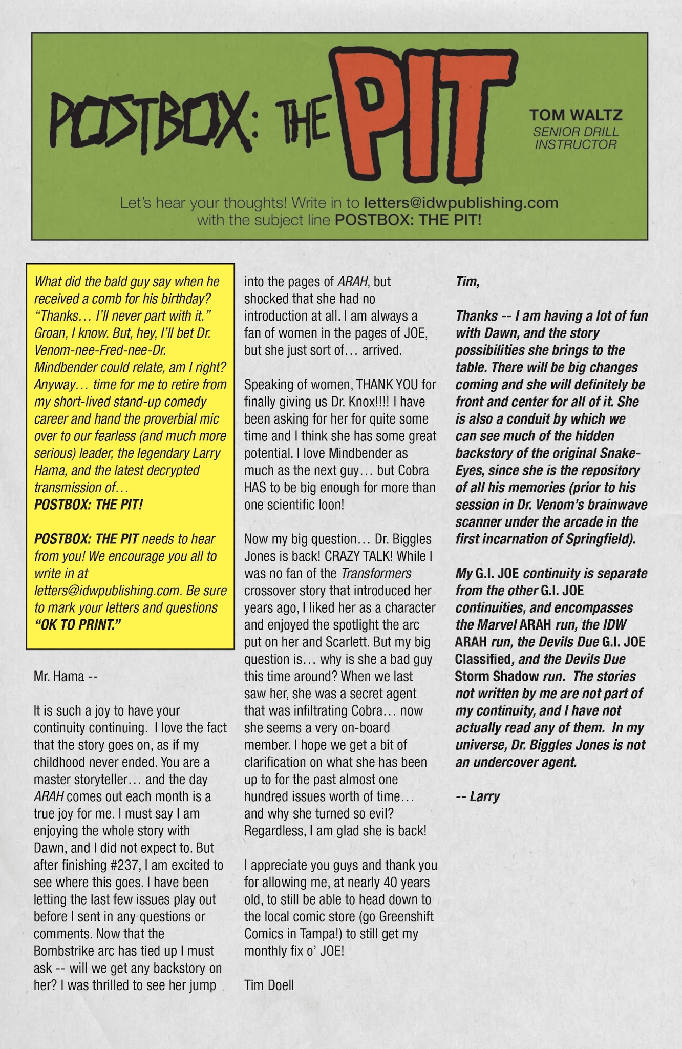 Read online G.I. Joe: A Real American Hero comic -  Issue #241 - 23