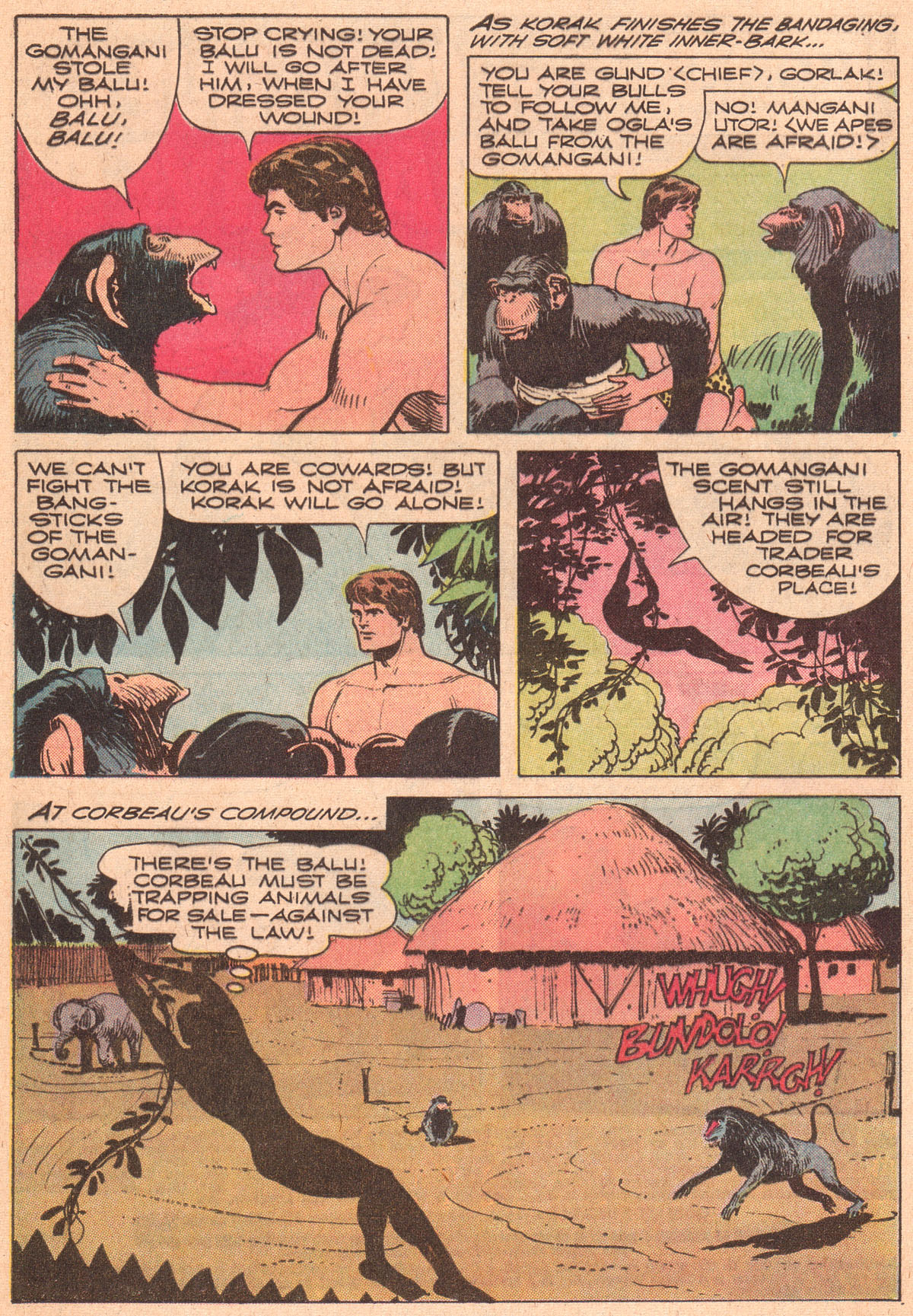 Read online Korak, Son of Tarzan (1964) comic -  Issue #41 - 4