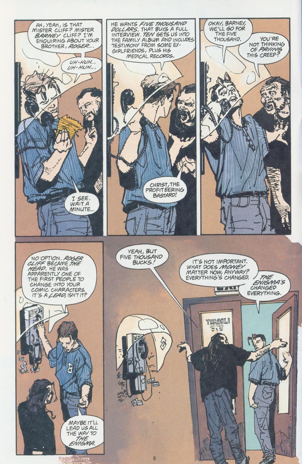 Read online Enigma comic -  Issue #5 - 7