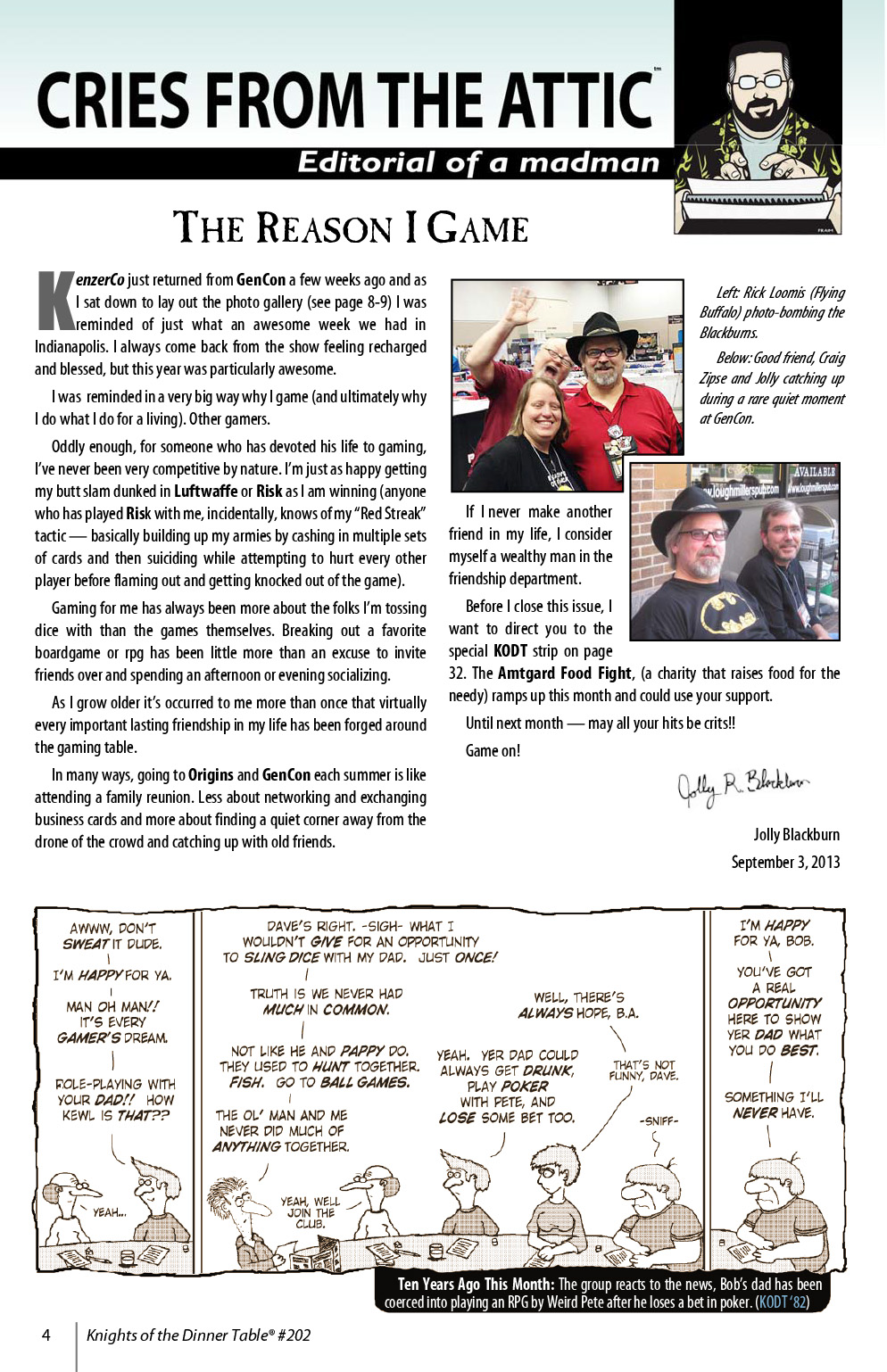 Read online Knights of the Dinner Table comic -  Issue #202 - 6