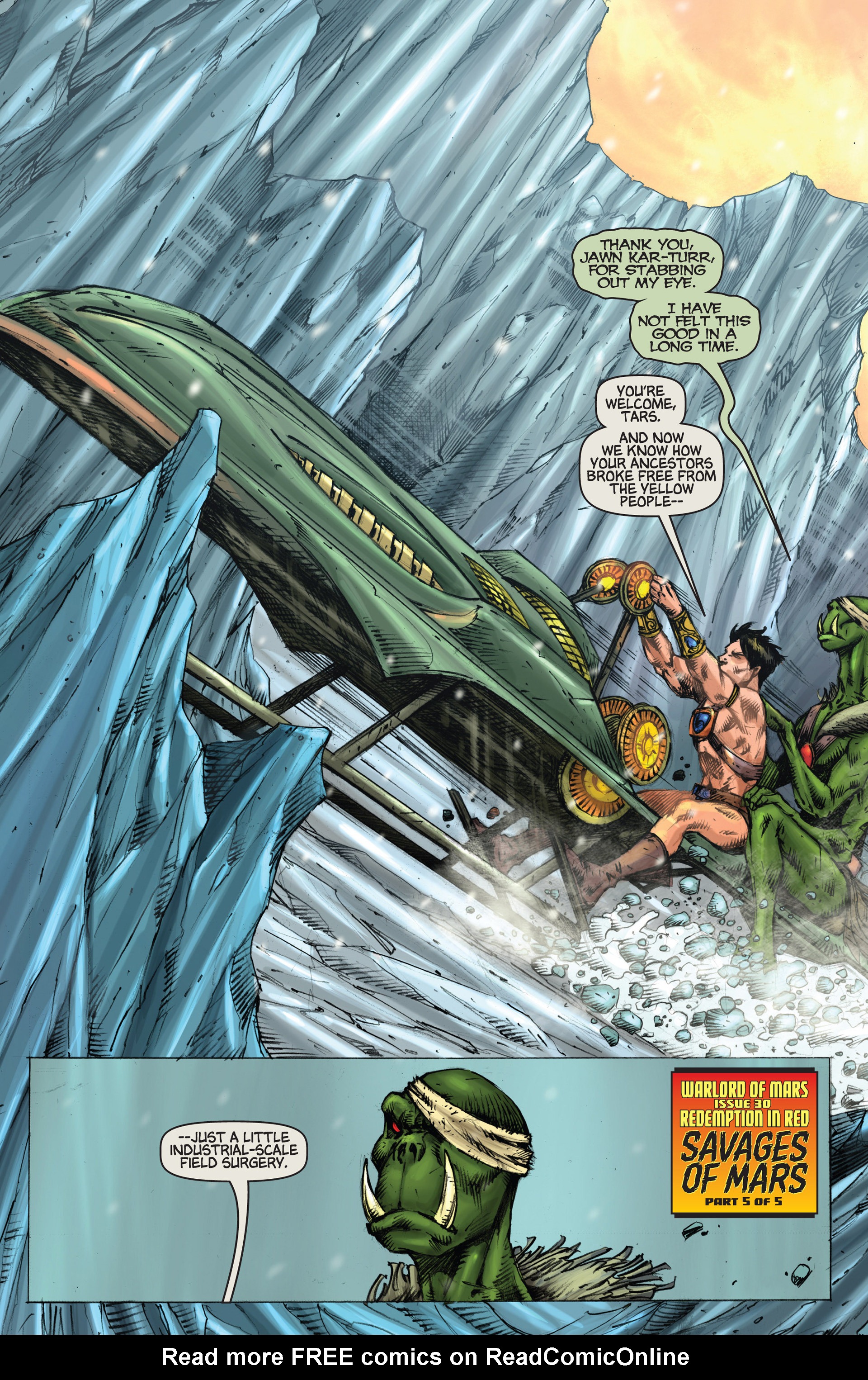Read online Warlord of Mars comic -  Issue #30 - 4