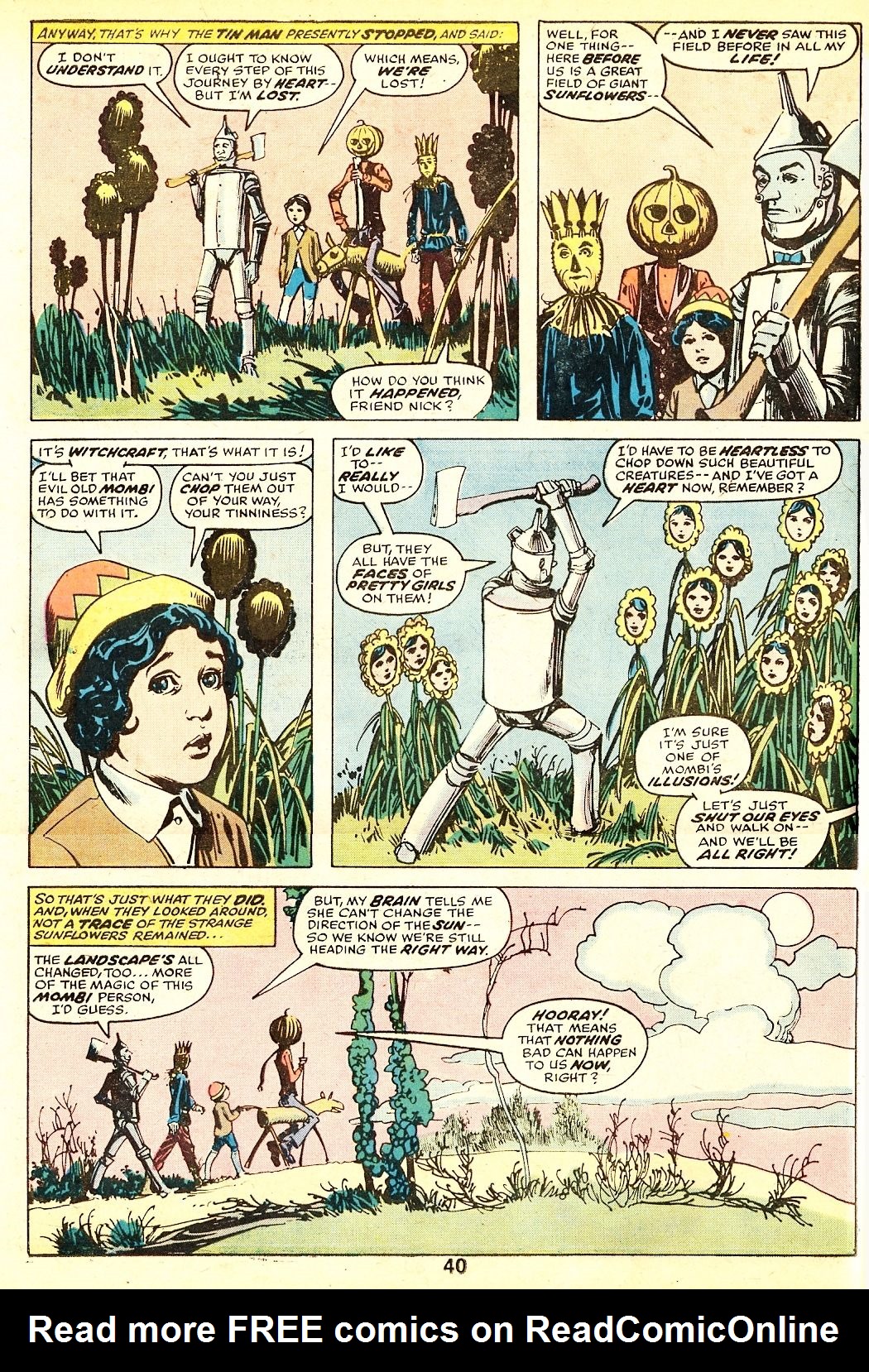 Read online Marvel Treasury of Oz featuring the Marvelous Land of Oz comic -  Issue # Full - 39